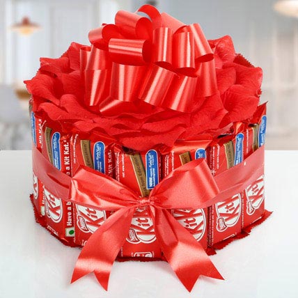 Buy Sweet KitKat Bouquet Online , Send Gifts To India