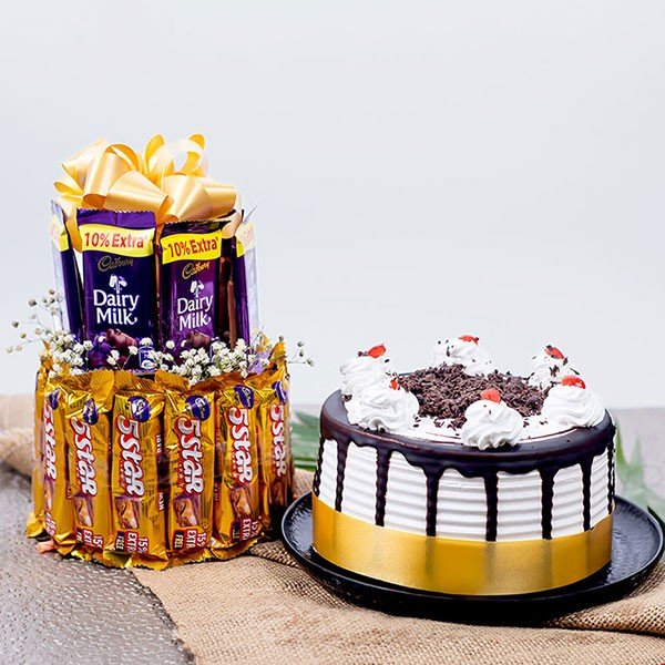 Loveliest Gift Ever - Order Chocolate with Cake Online