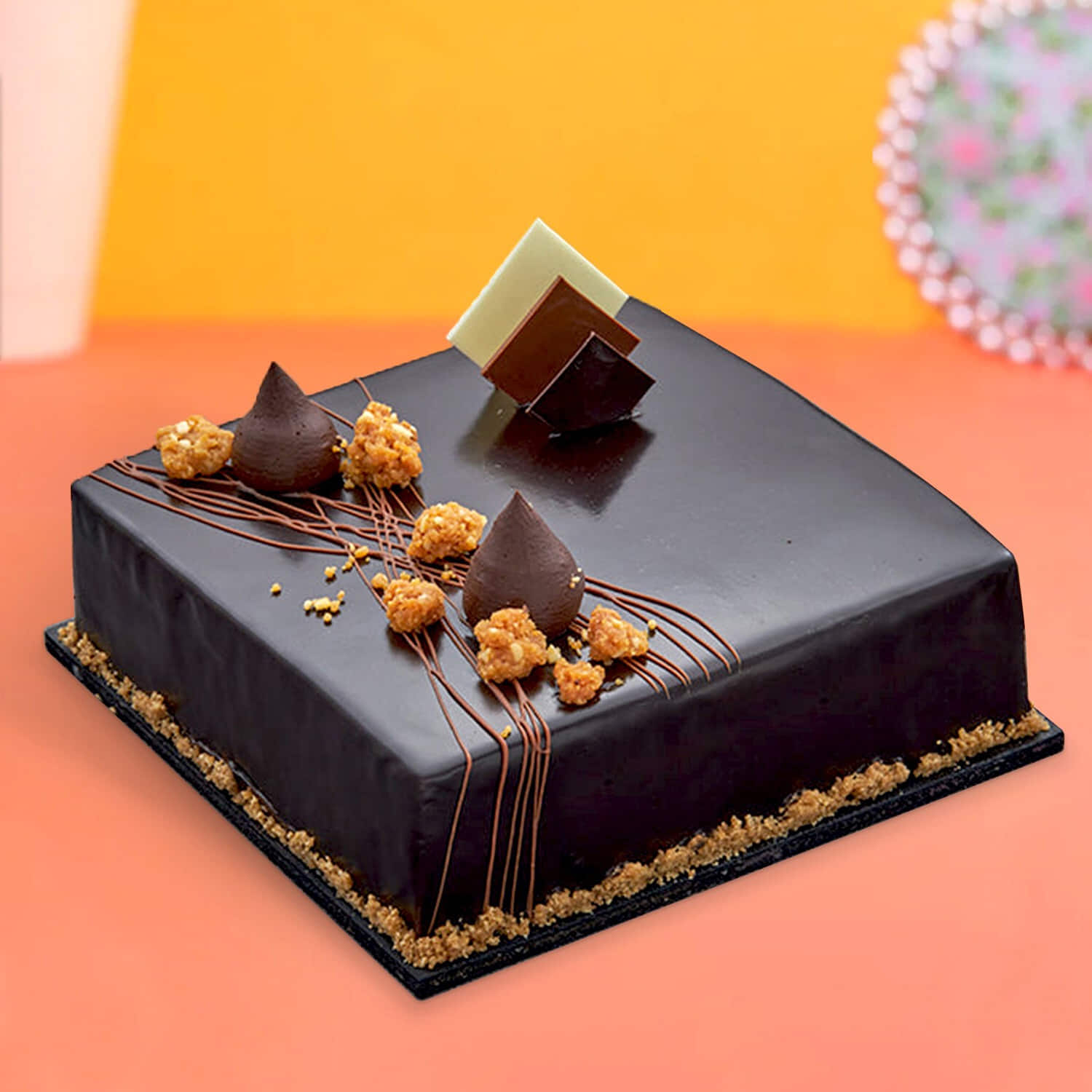 Belgium Chocolate Truffle Cake |