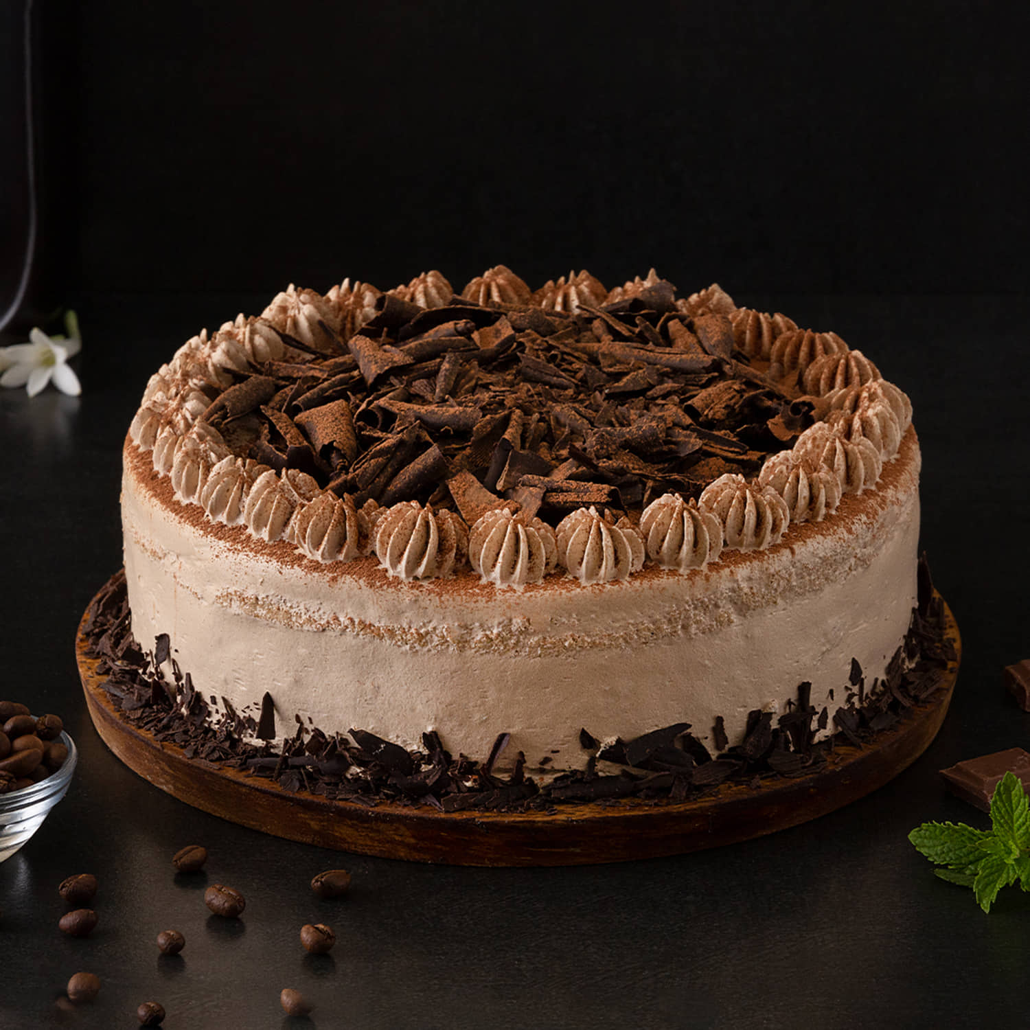 Chocolate Drizzled Cake |