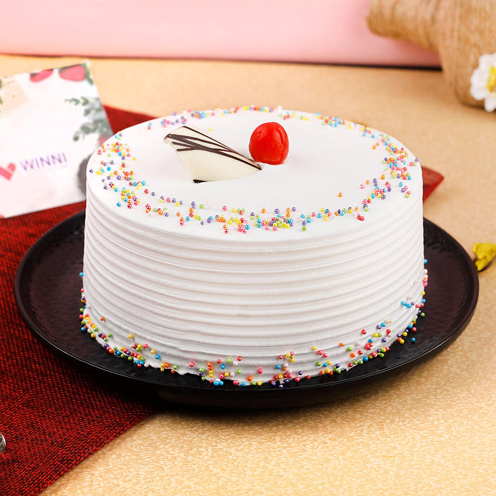 Buy/Send Vanilla Cake Half kg Online-  |