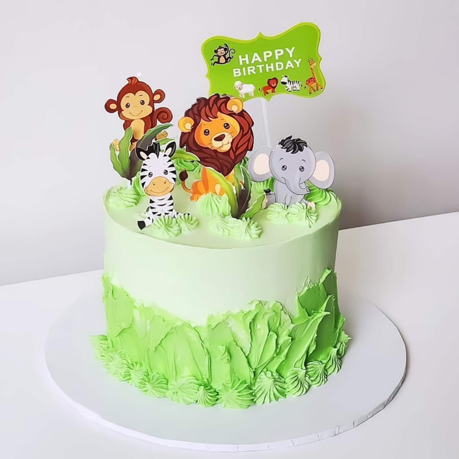 Jungle Adventure Kids Birthday Cake |