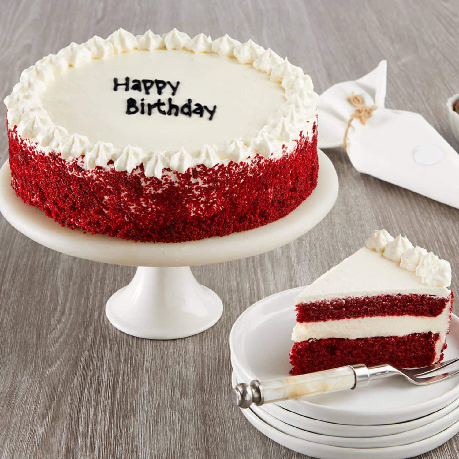 Red Velvet Name Cake |