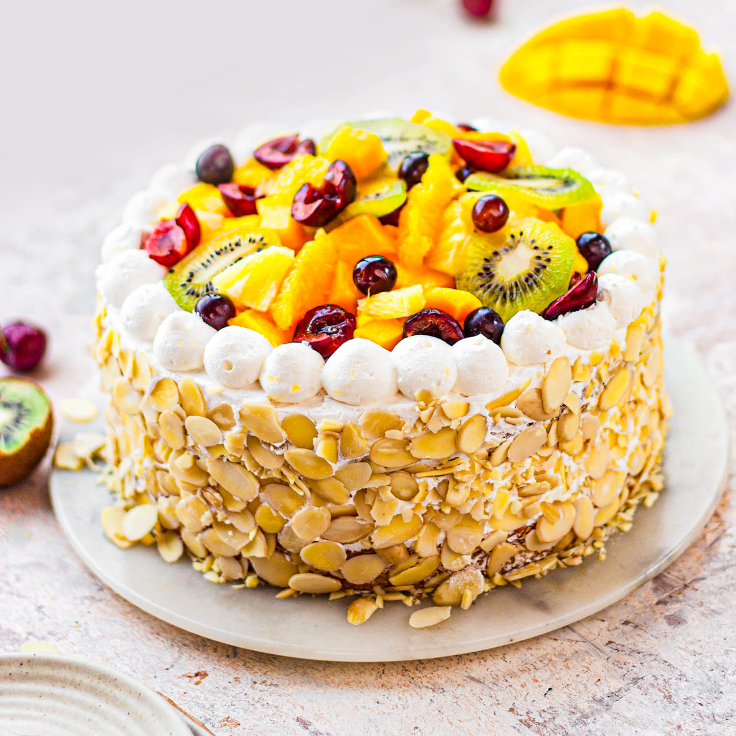 Crunchy and Juicy Fruit Cake |