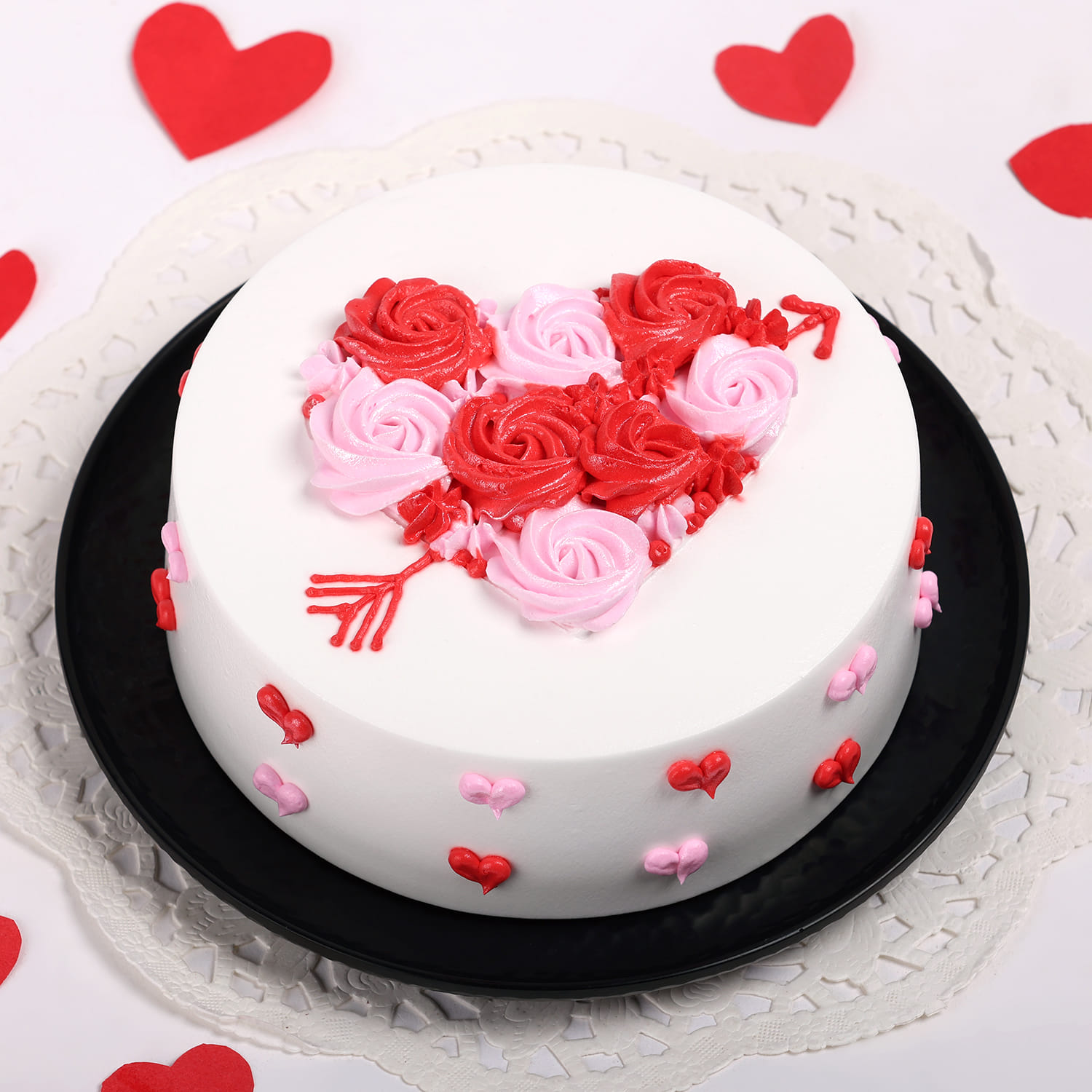 Rosy Romance Black Forest Cake |