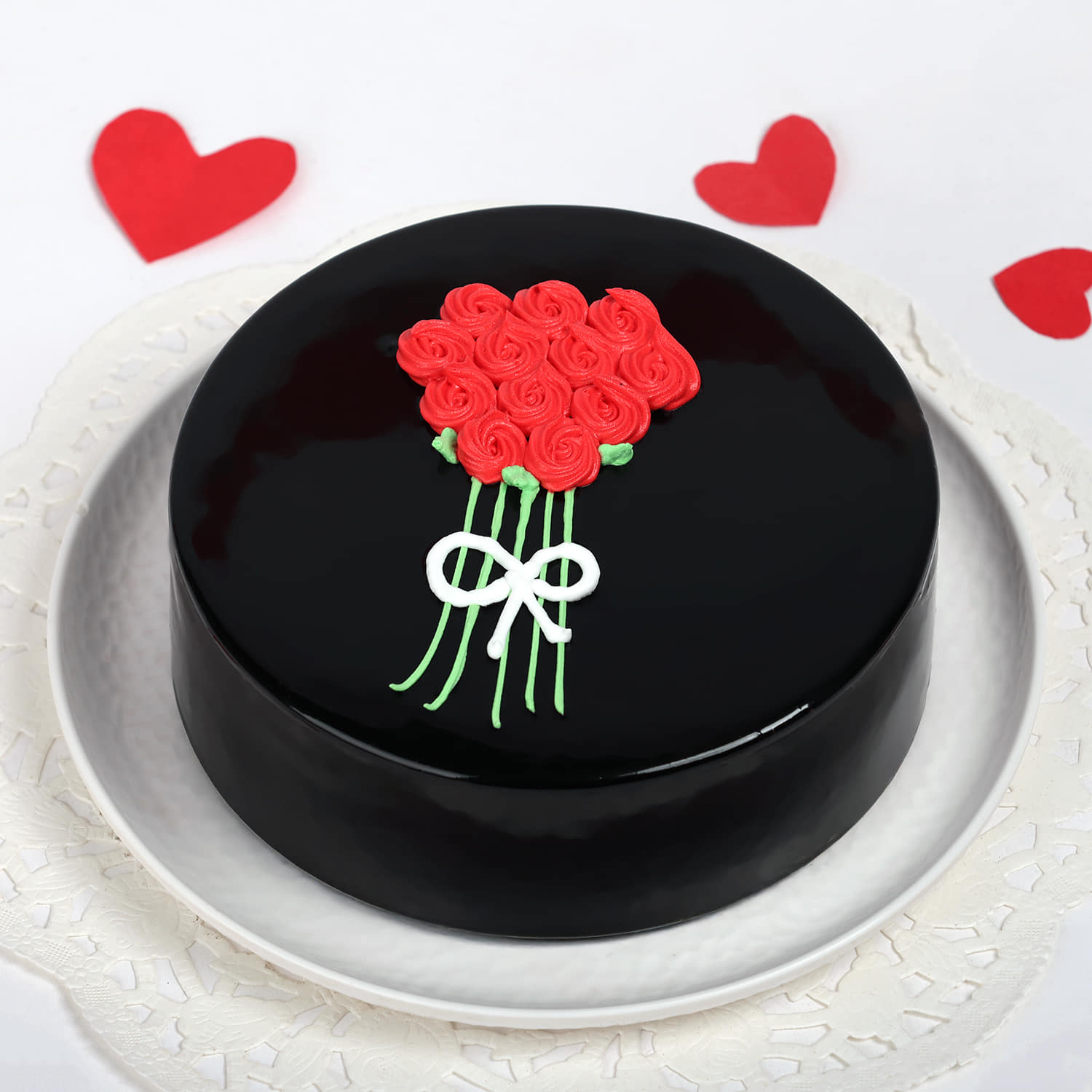 Flowers Bunch Truffle Cake |