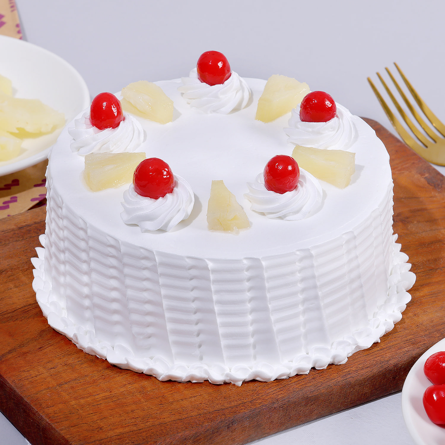 Buy/Send Pineapple Cake Half Kg Online- |
