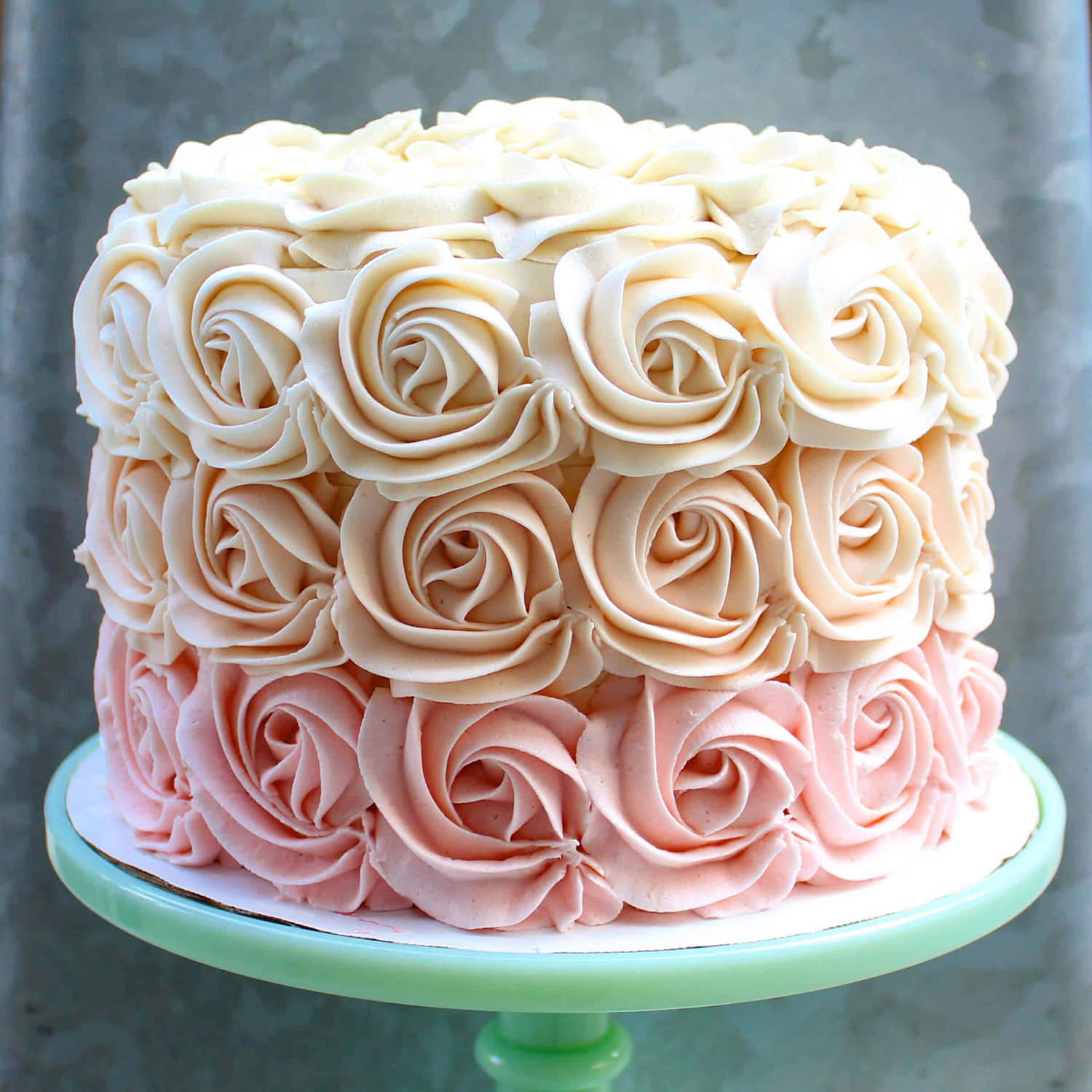 Heavenly Rose Cake |