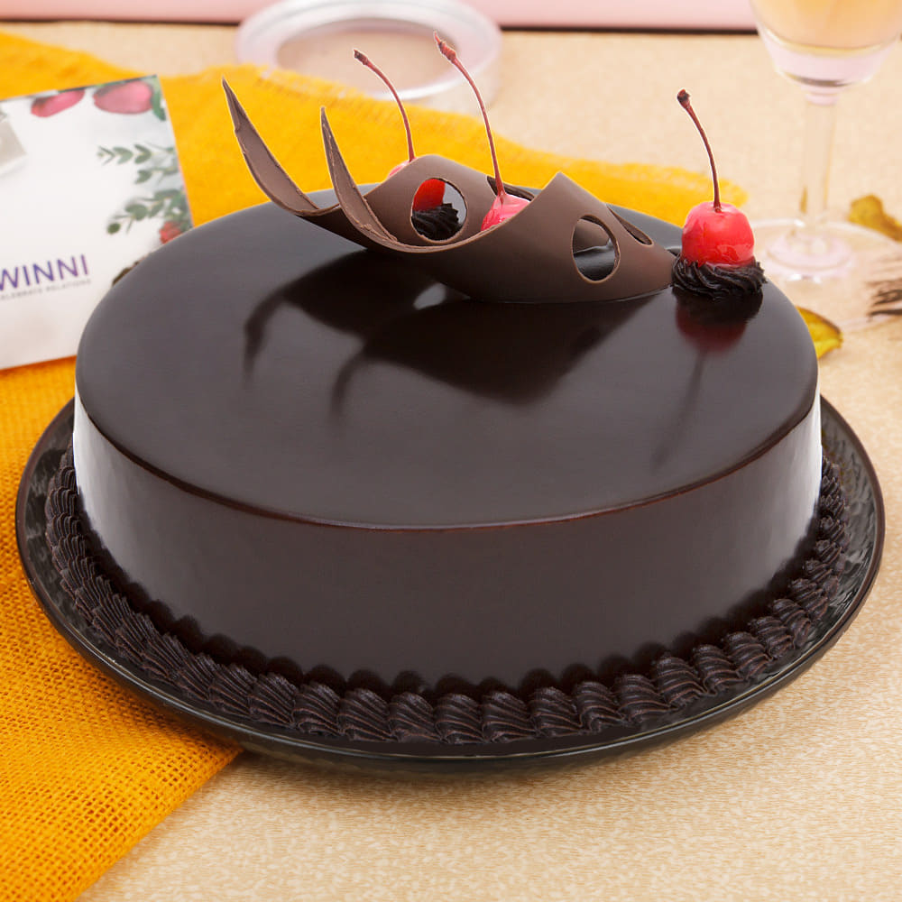 Buy/Send Premium Chocolate Truffle Cake- Half Kg Online-  |