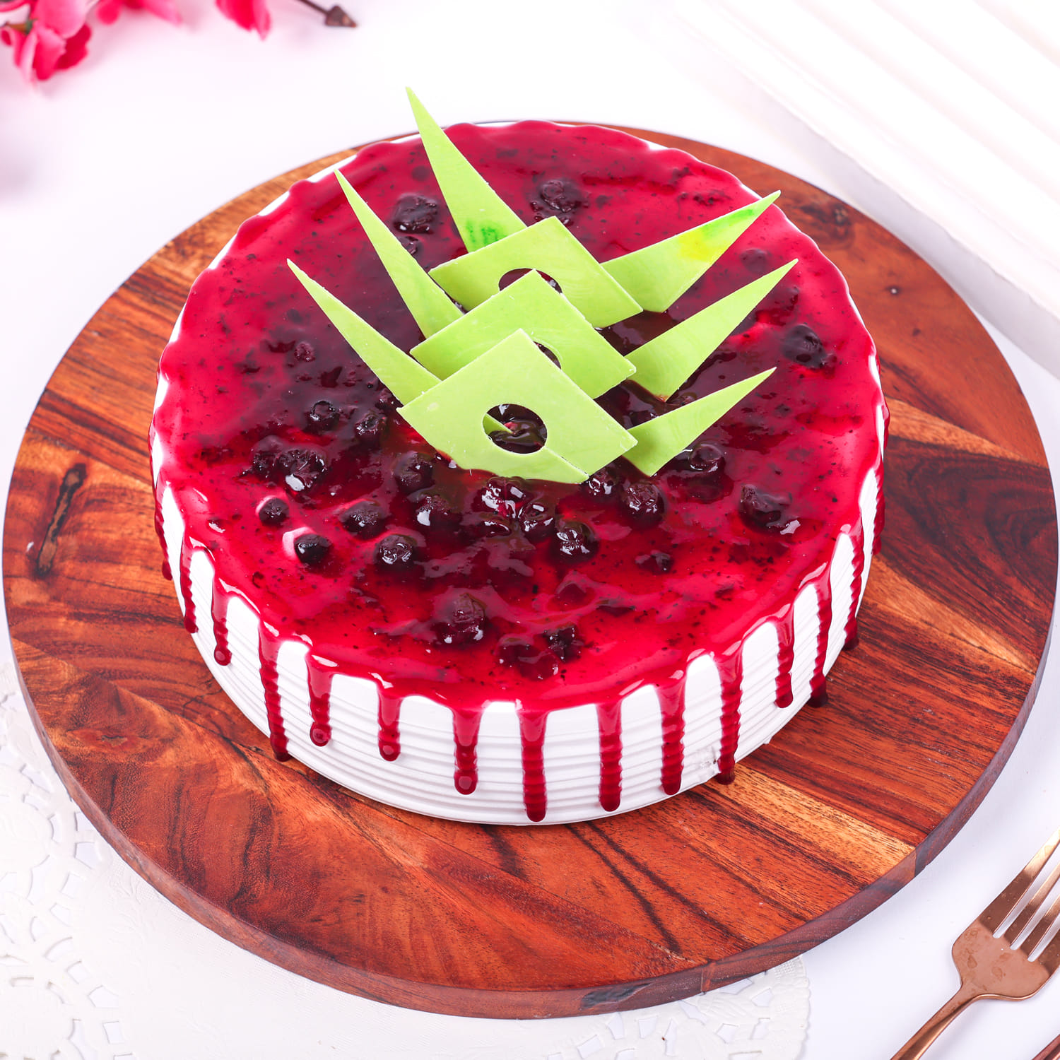 Luscious Blueberry Cake |
