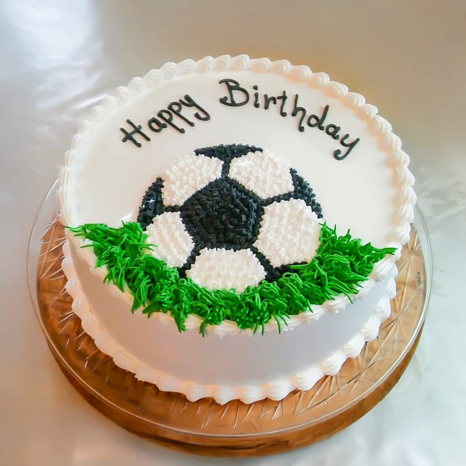 Football Love Birthday Cake |