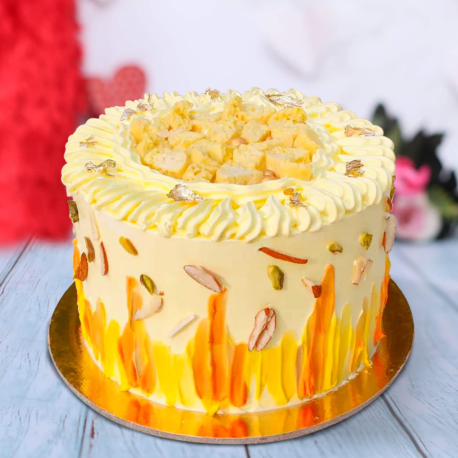 Sweet Rasmalai cake |