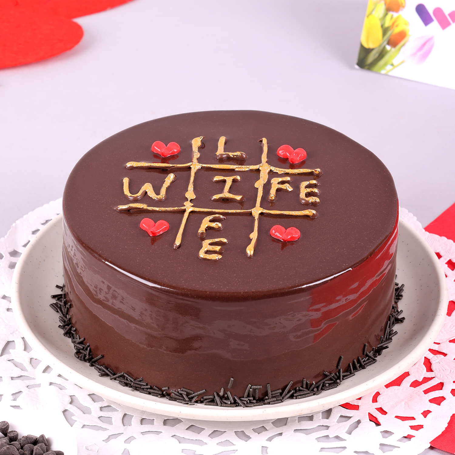 Wife Special Chocolate Truffle Cake |
