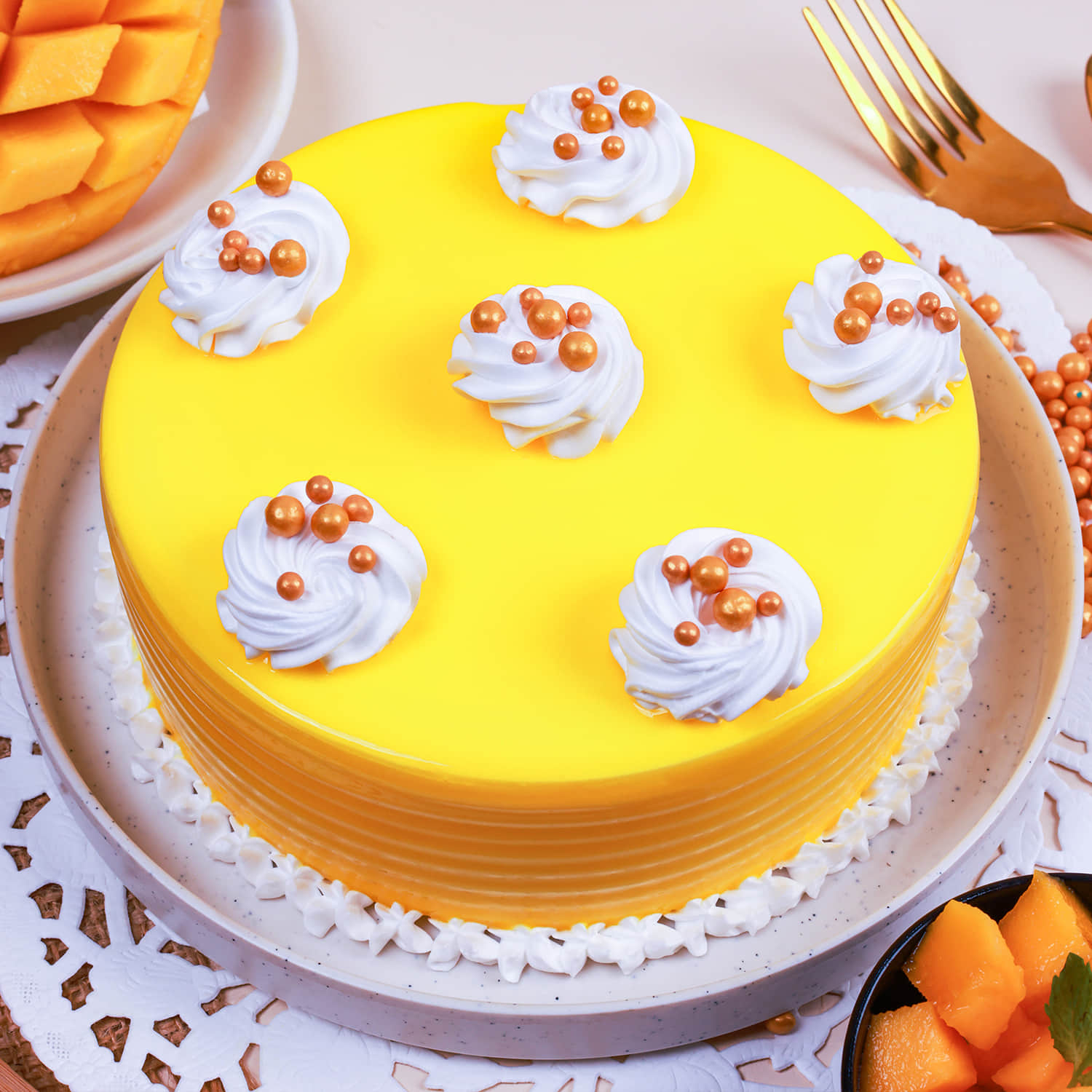 Juicy Mango Cake |