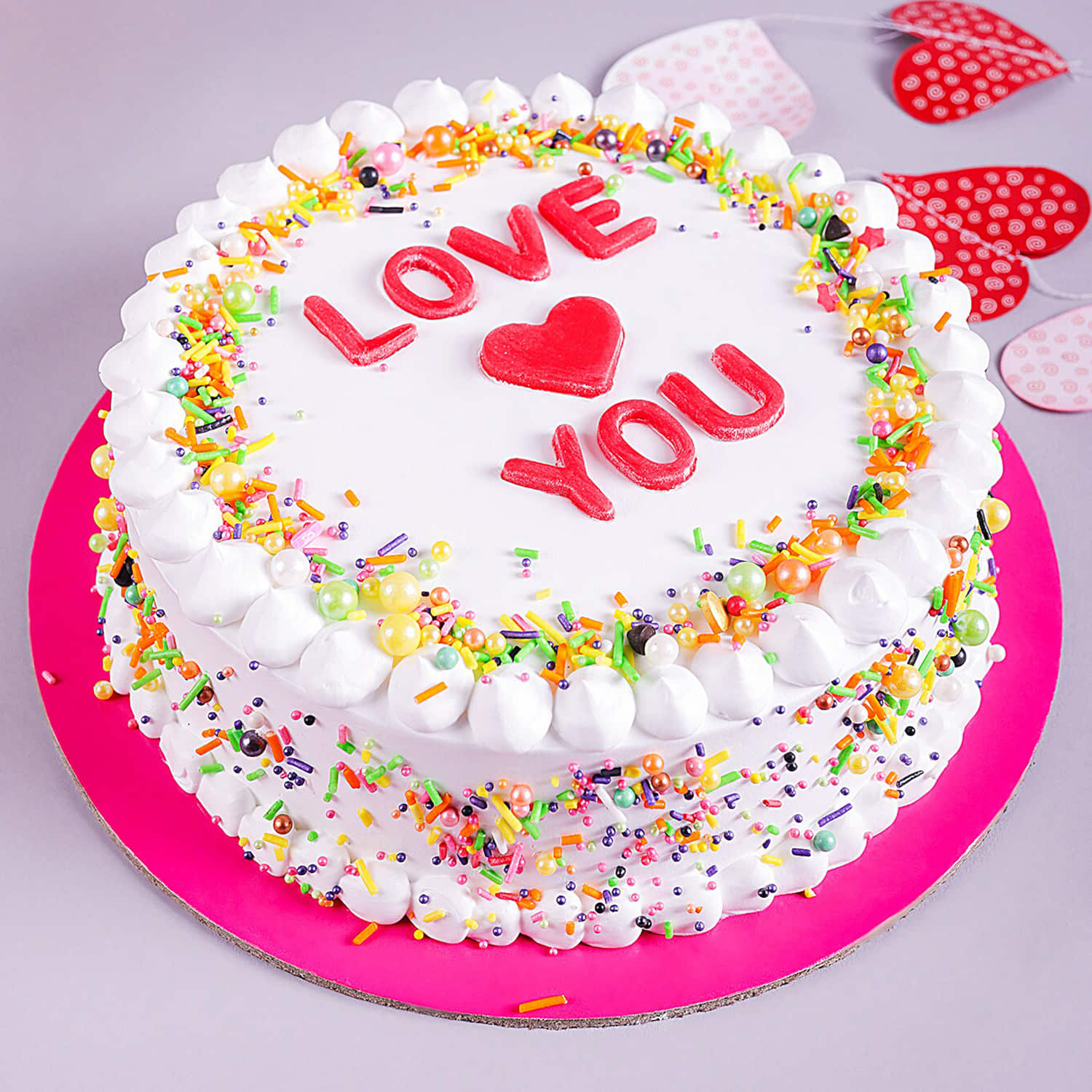 Love You Vanilla Cake |