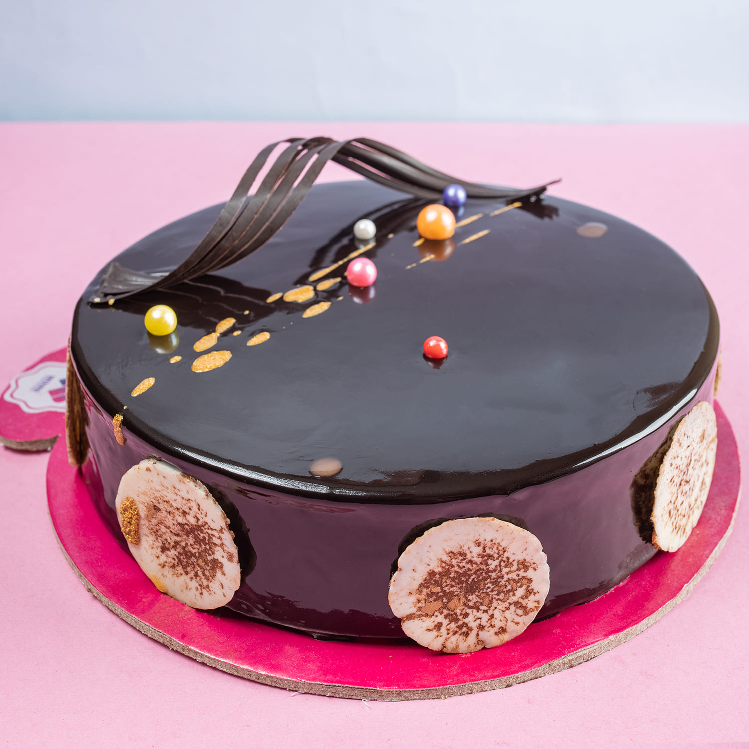 Glossy Chocolate Truffle Cake |