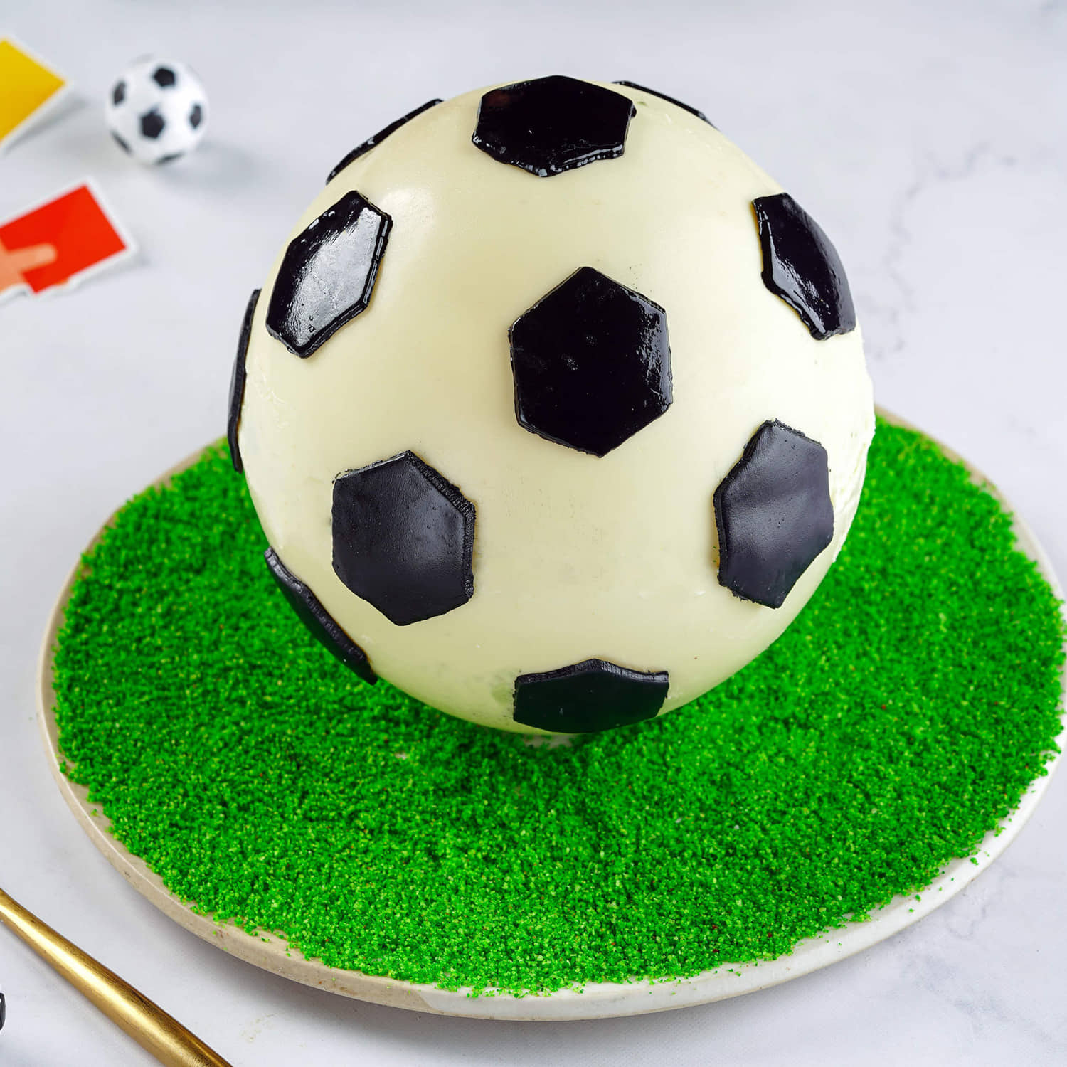 Football Pinata Cake |