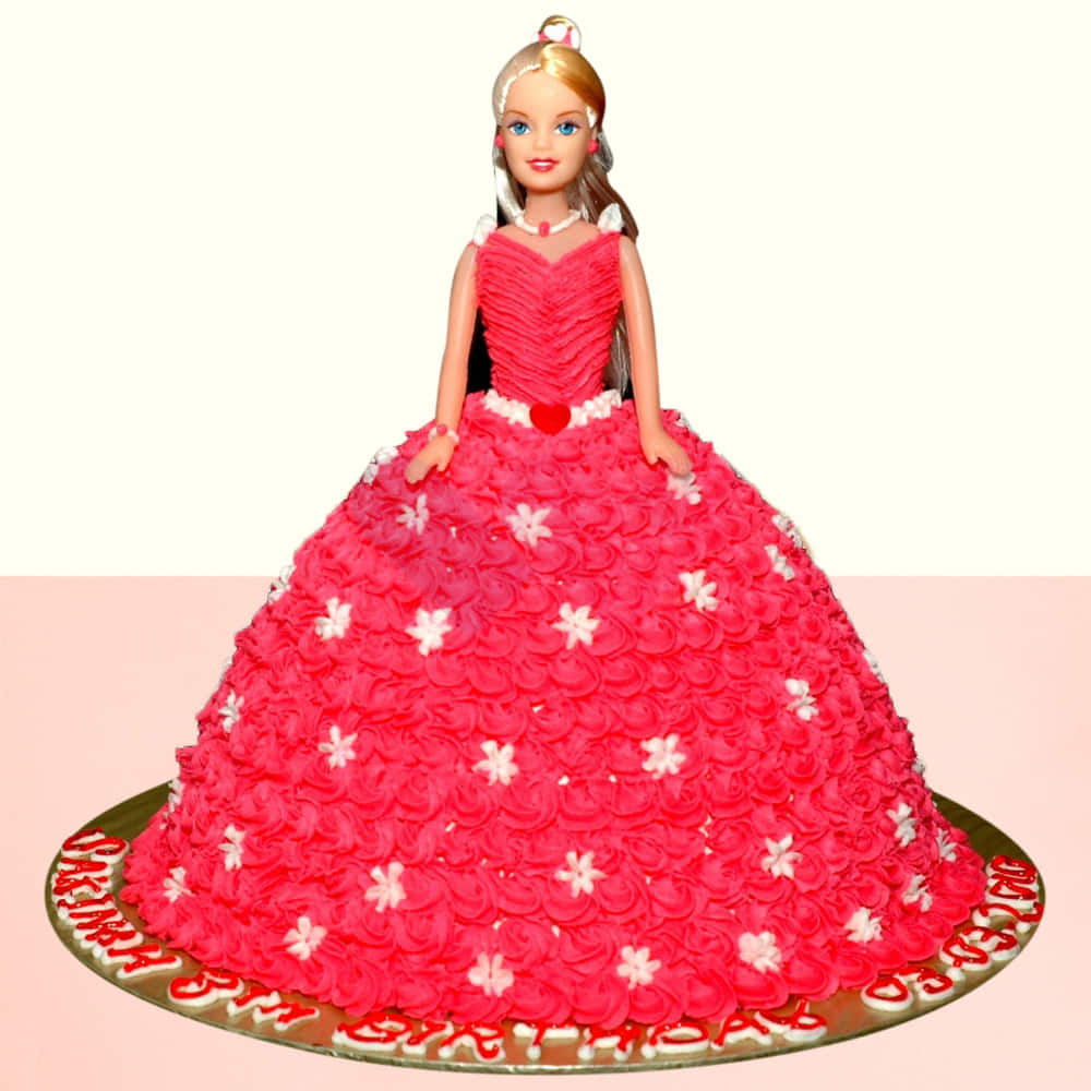 Online Cake Delivery | Black Forest Barbie Doll Cake | .in |