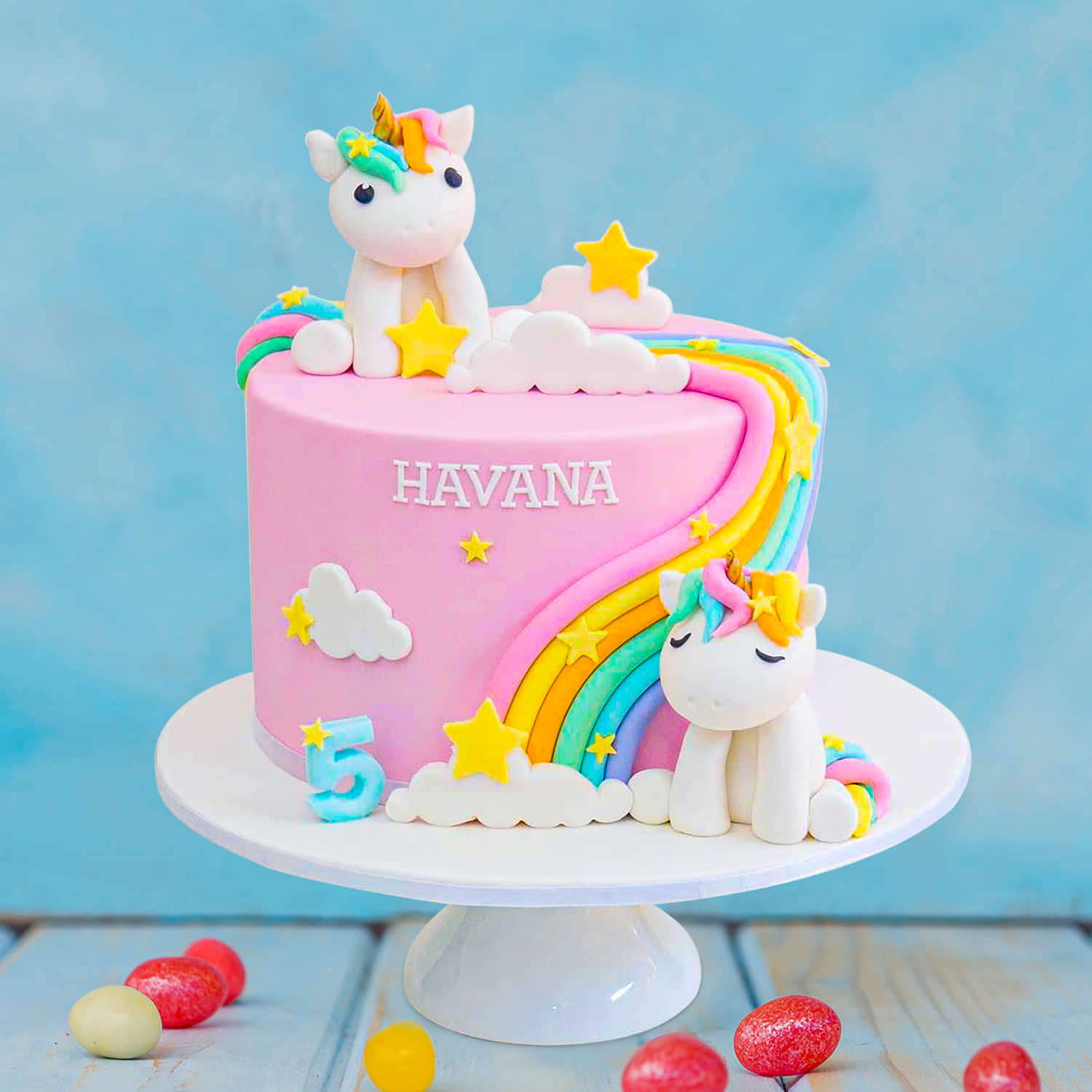 Heaven Unicorn cake |
