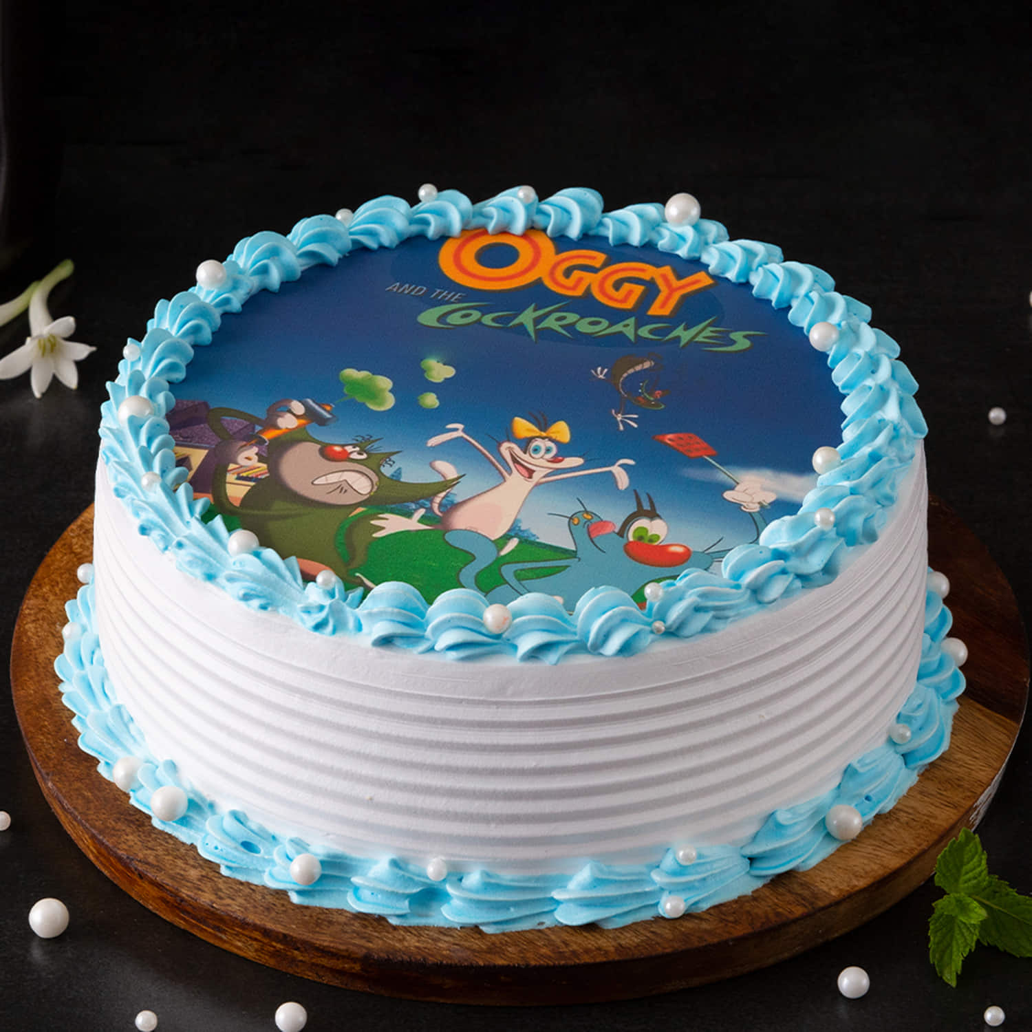 Oggy Vanilla Poster Cake |