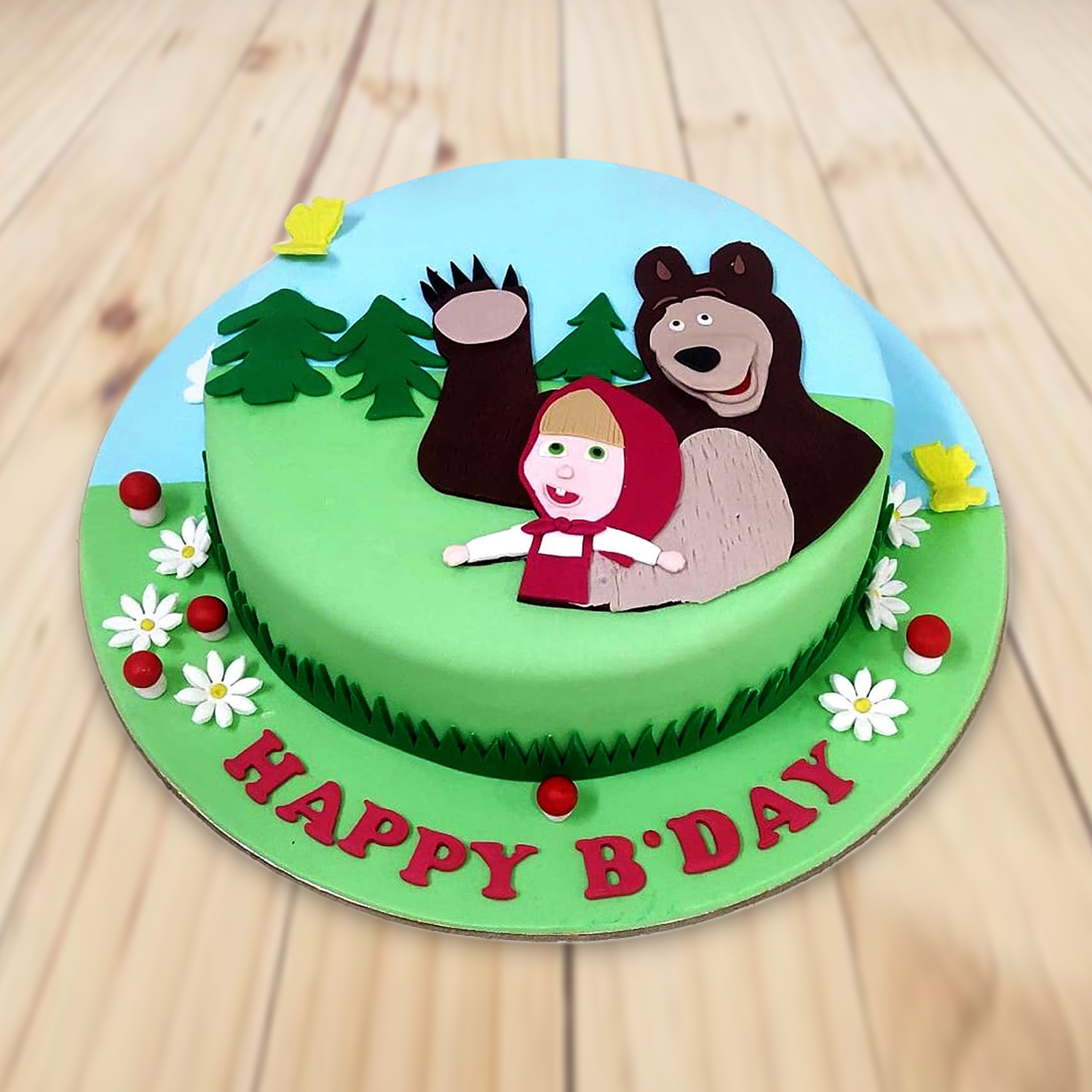 Masha And Bear Cake |