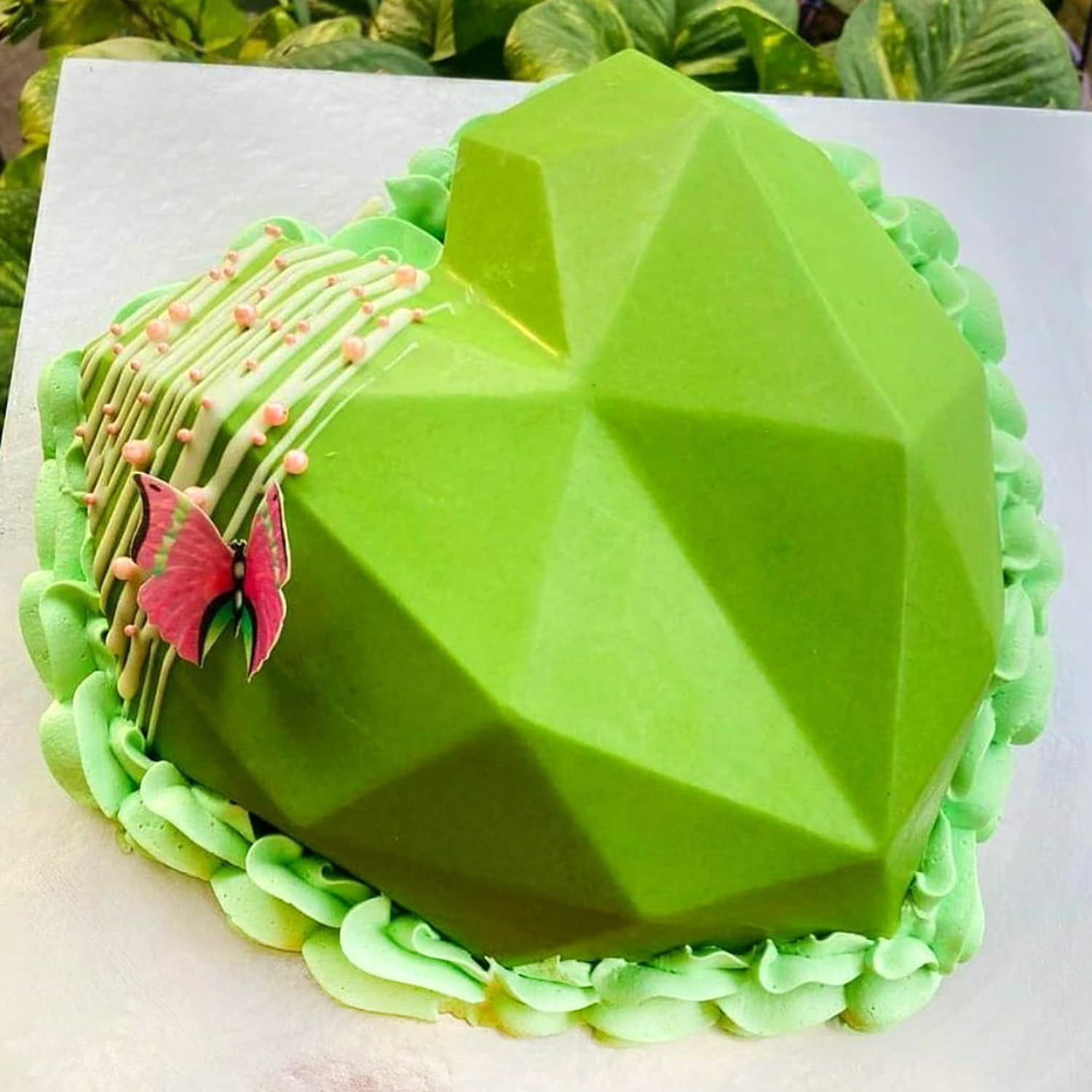Delicious Kiwi Pinata Cake |