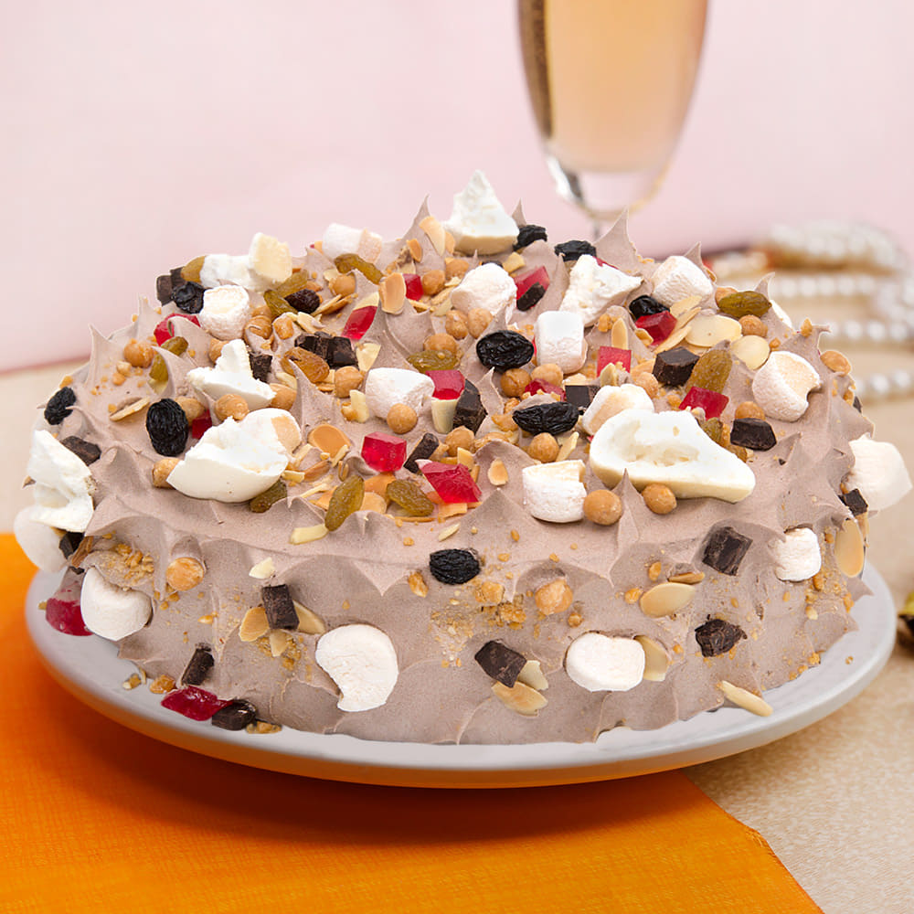 Buy/Send Rocky Road Cake Half kg Online-  |