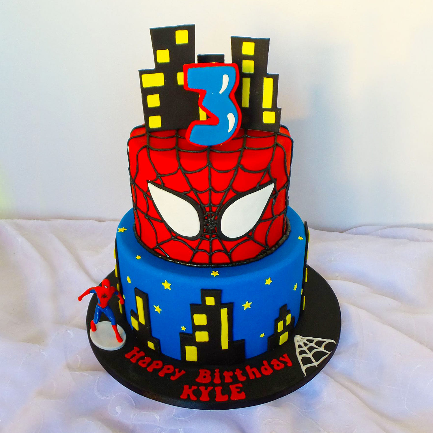 Spidy Creative Fondant Cake |