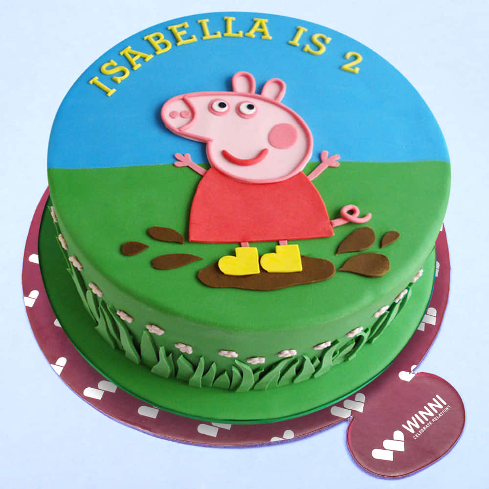 Peppa Pig Fondant Cake | Buy, Order or Send Online | .in |