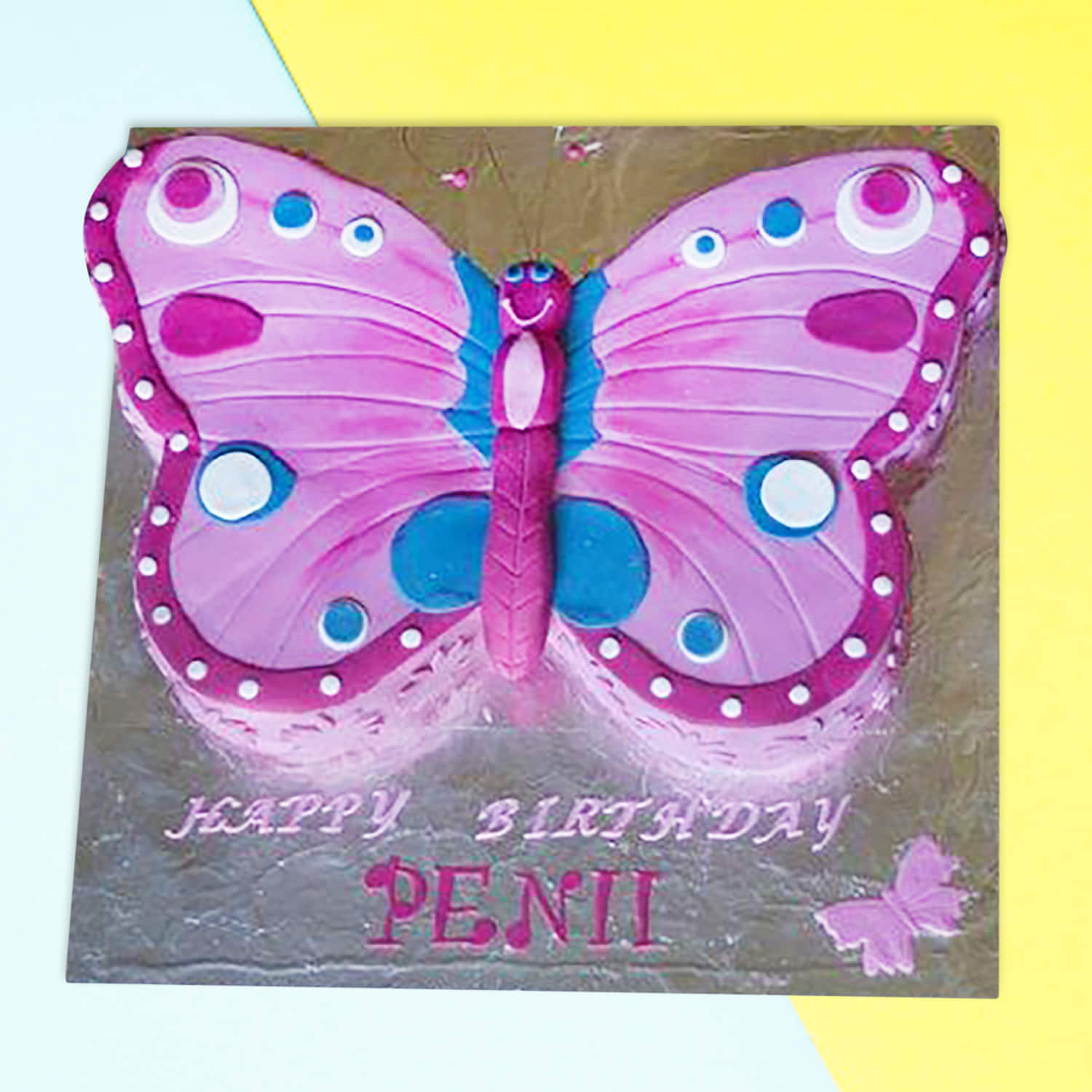 Overly Sweet Butterfly Cake |