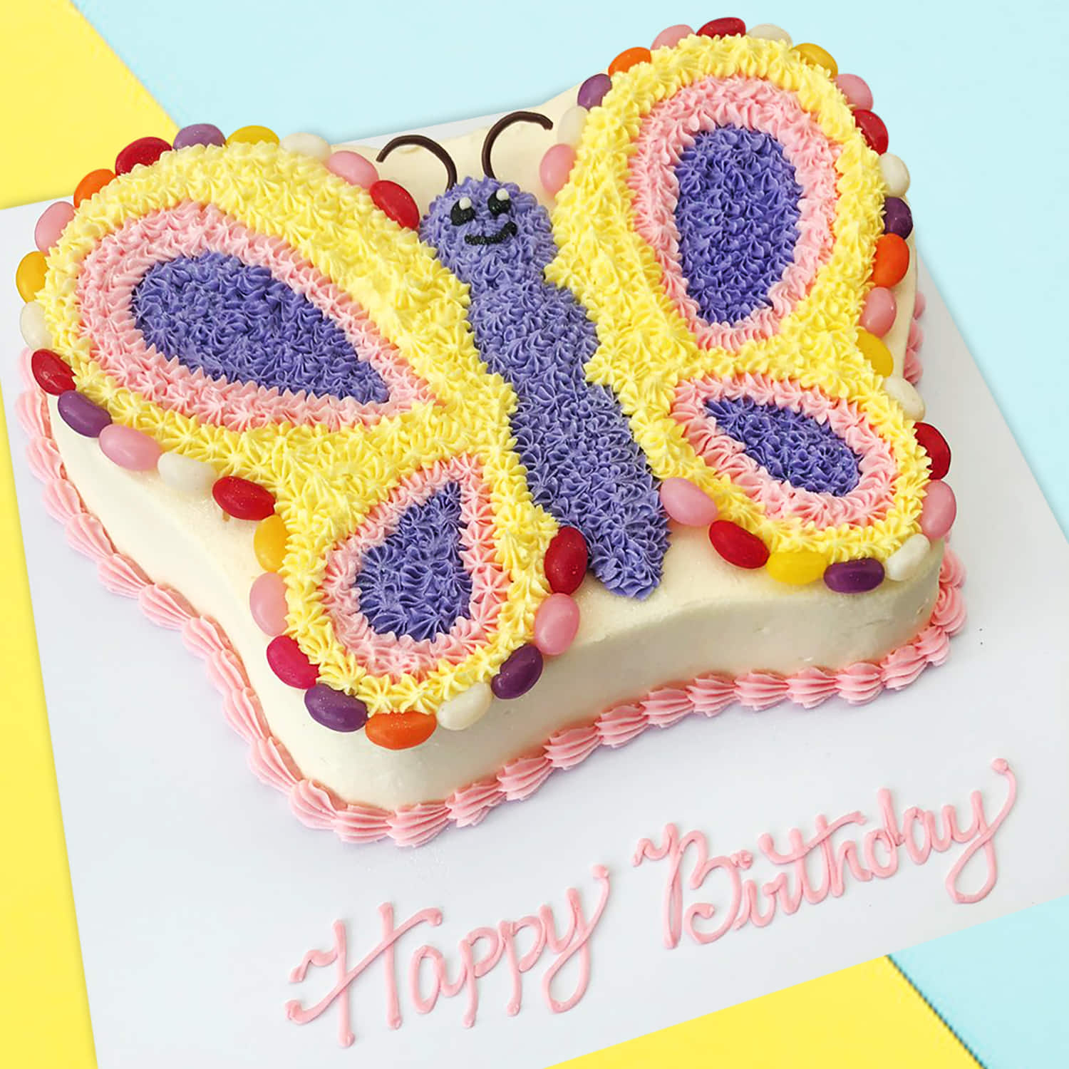 Vivid Butterfly Cake |