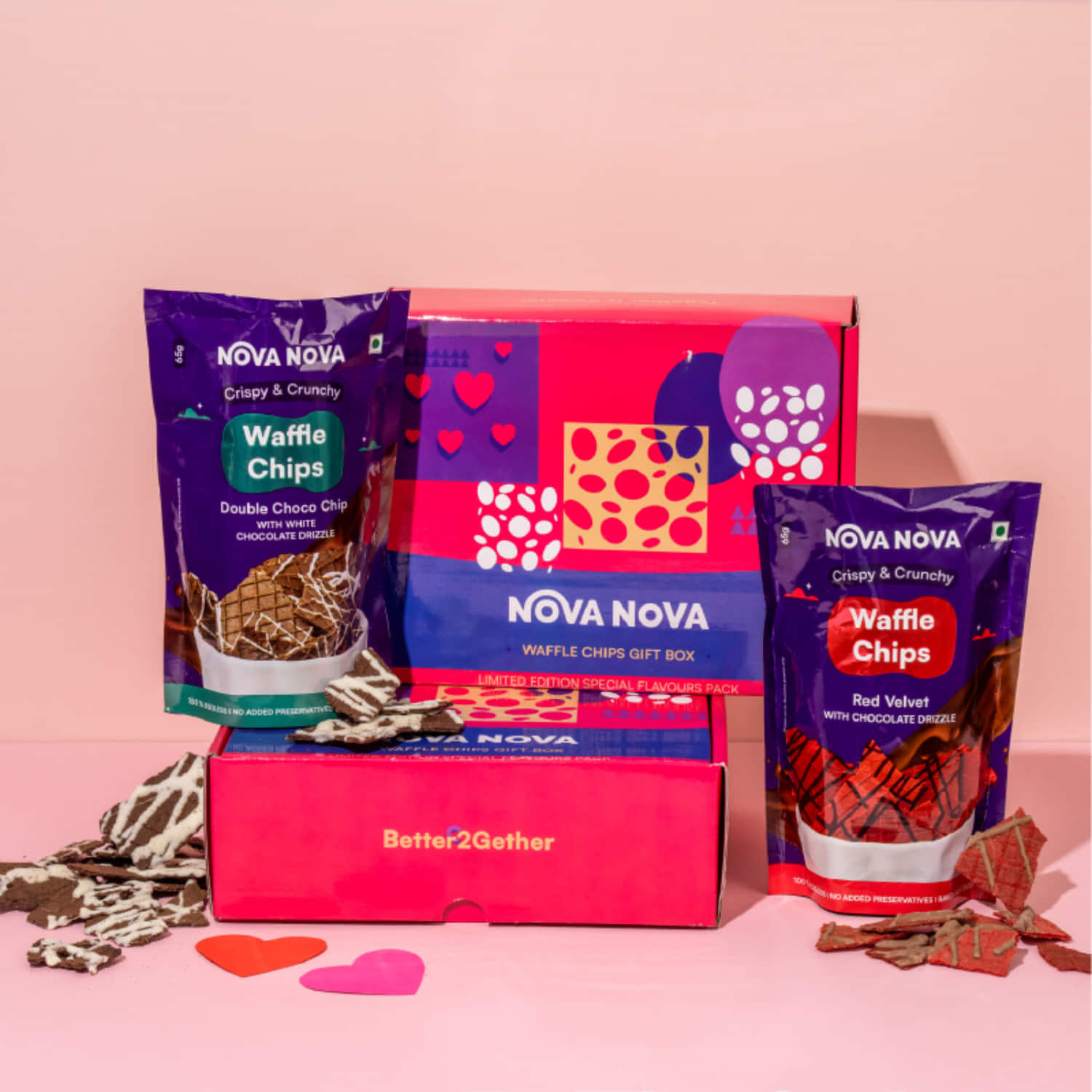 Flavourful Waffle Chips Double Magic |