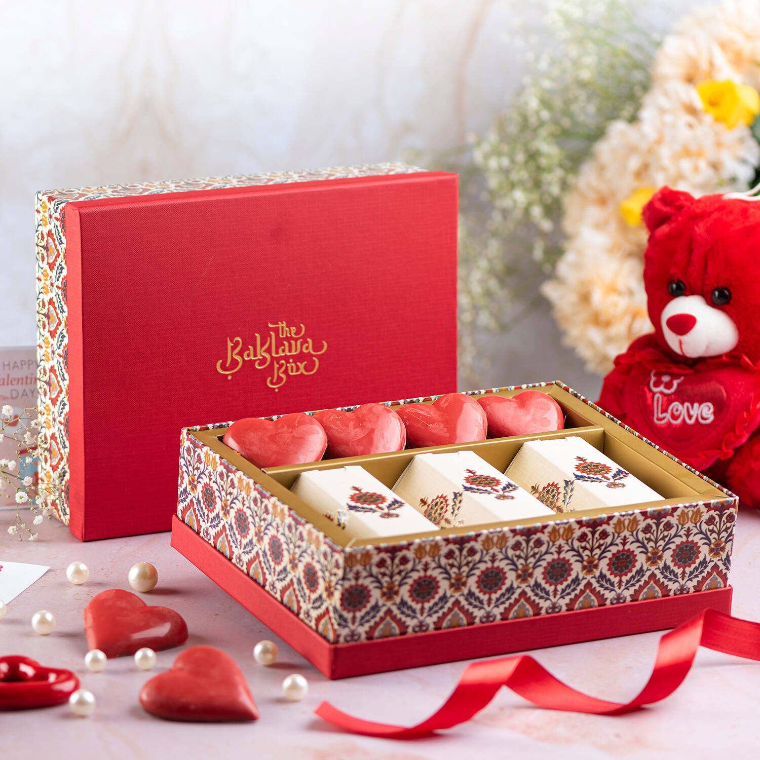 Valentines Nuts and Choco Treat |