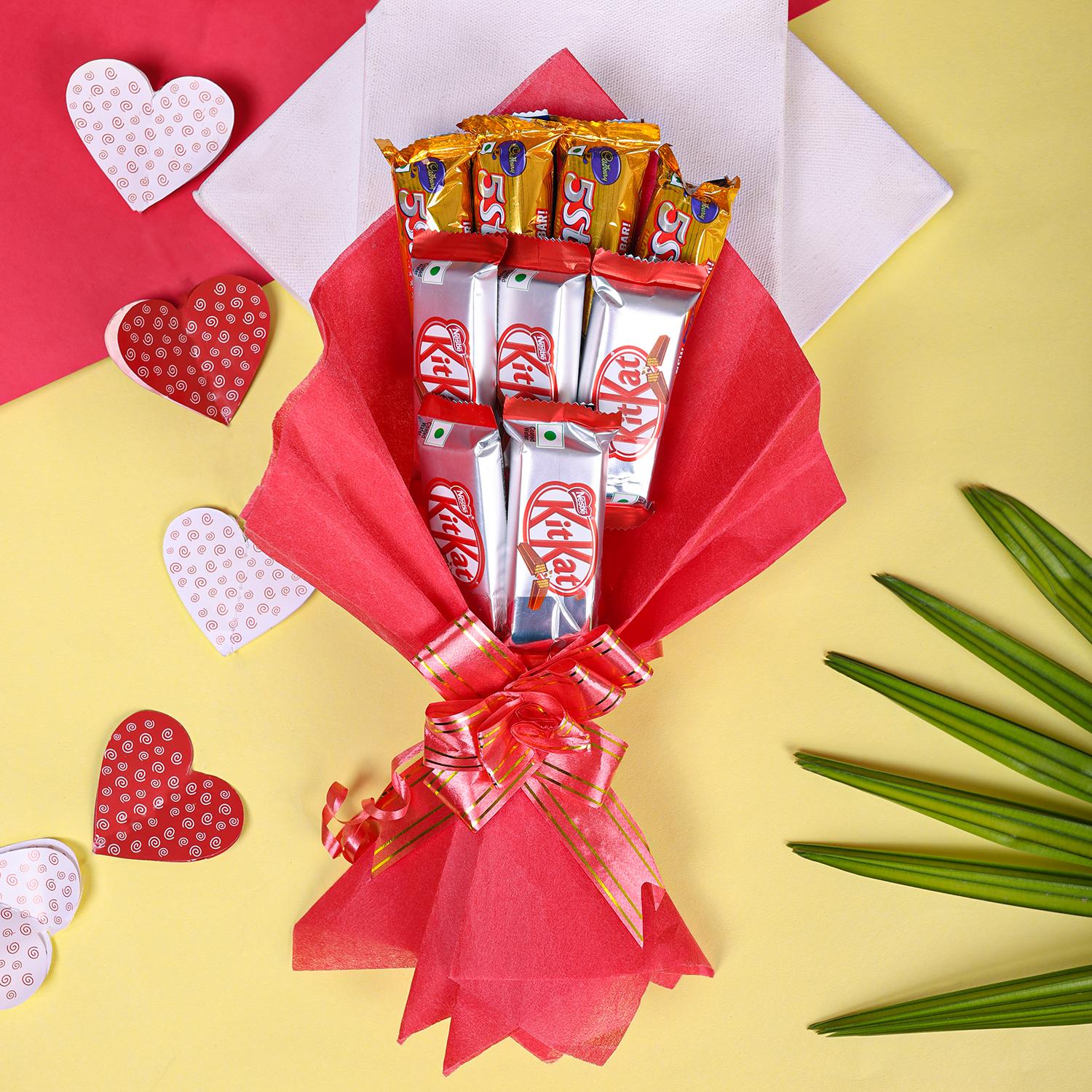 Assorted Love Tasty Chocolate Bouquet |