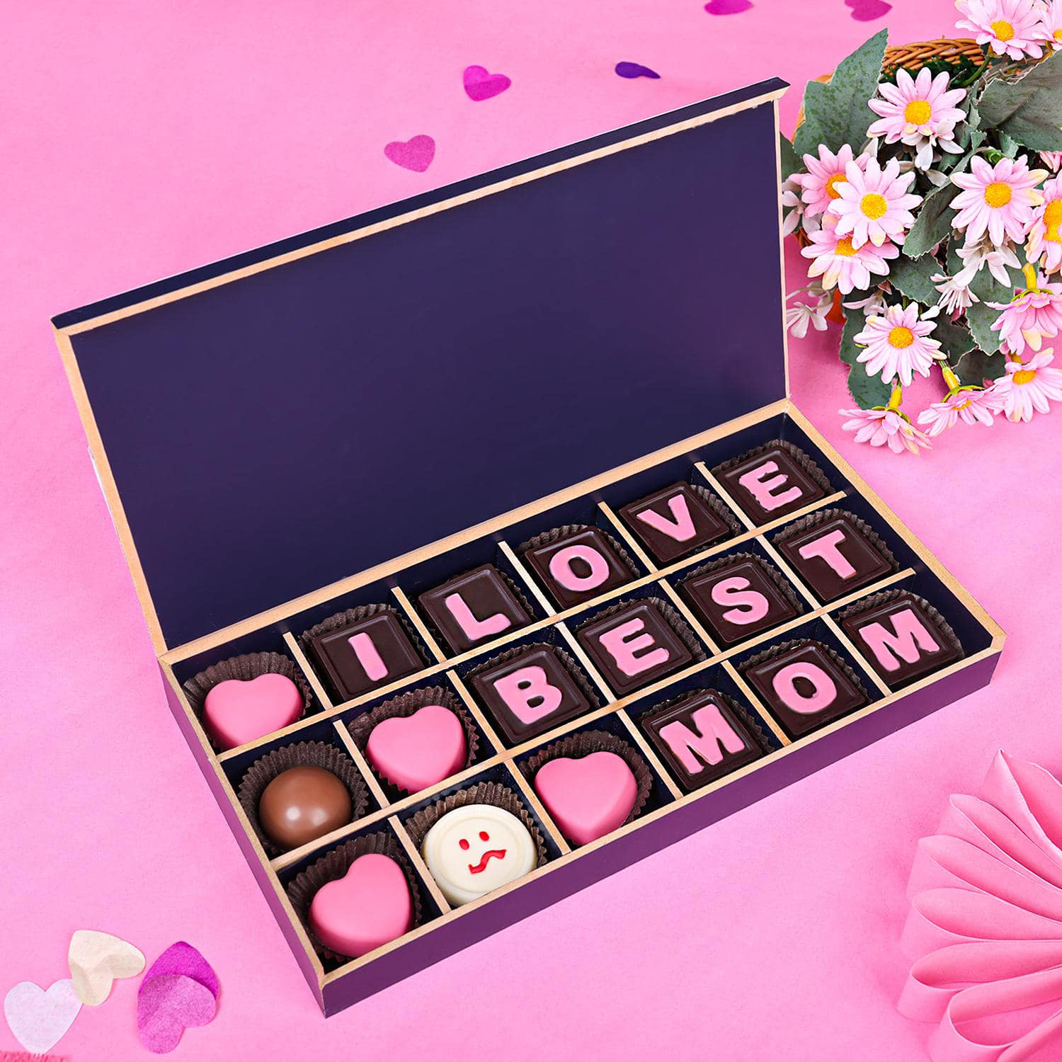 Best Mom Ever Personalized Ambrosial Chocolate Box |