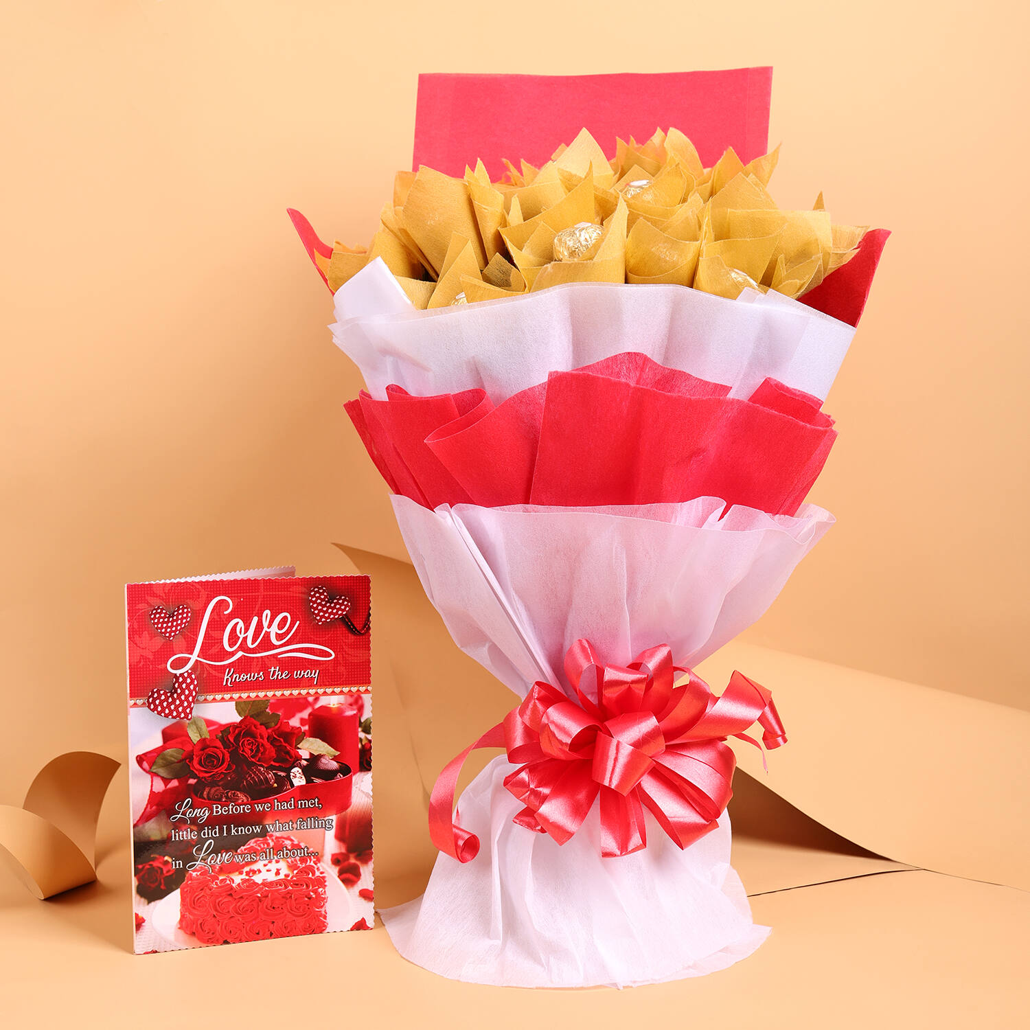 Ferrero Royale Delight Bouquet with Greeting |