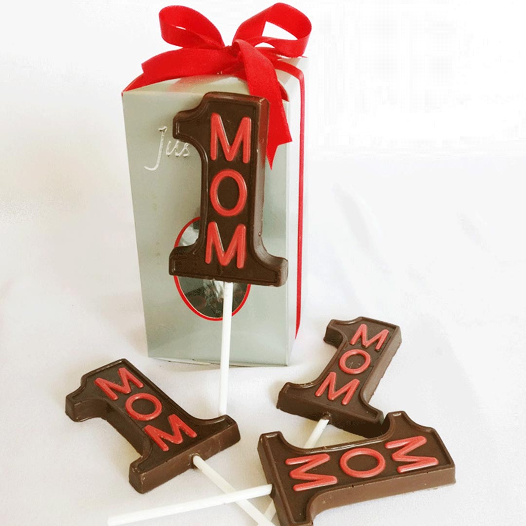 No 1 MOM chocolate lollipop |