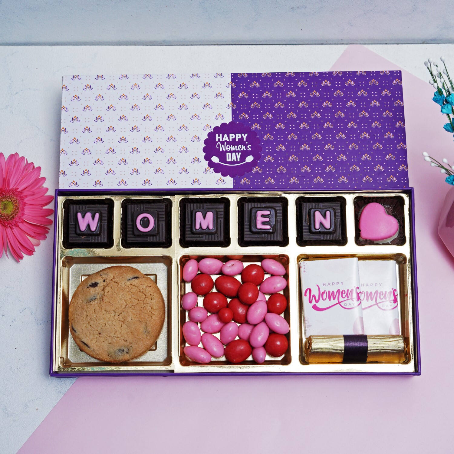 Womens Day Themed Chocolate Box |