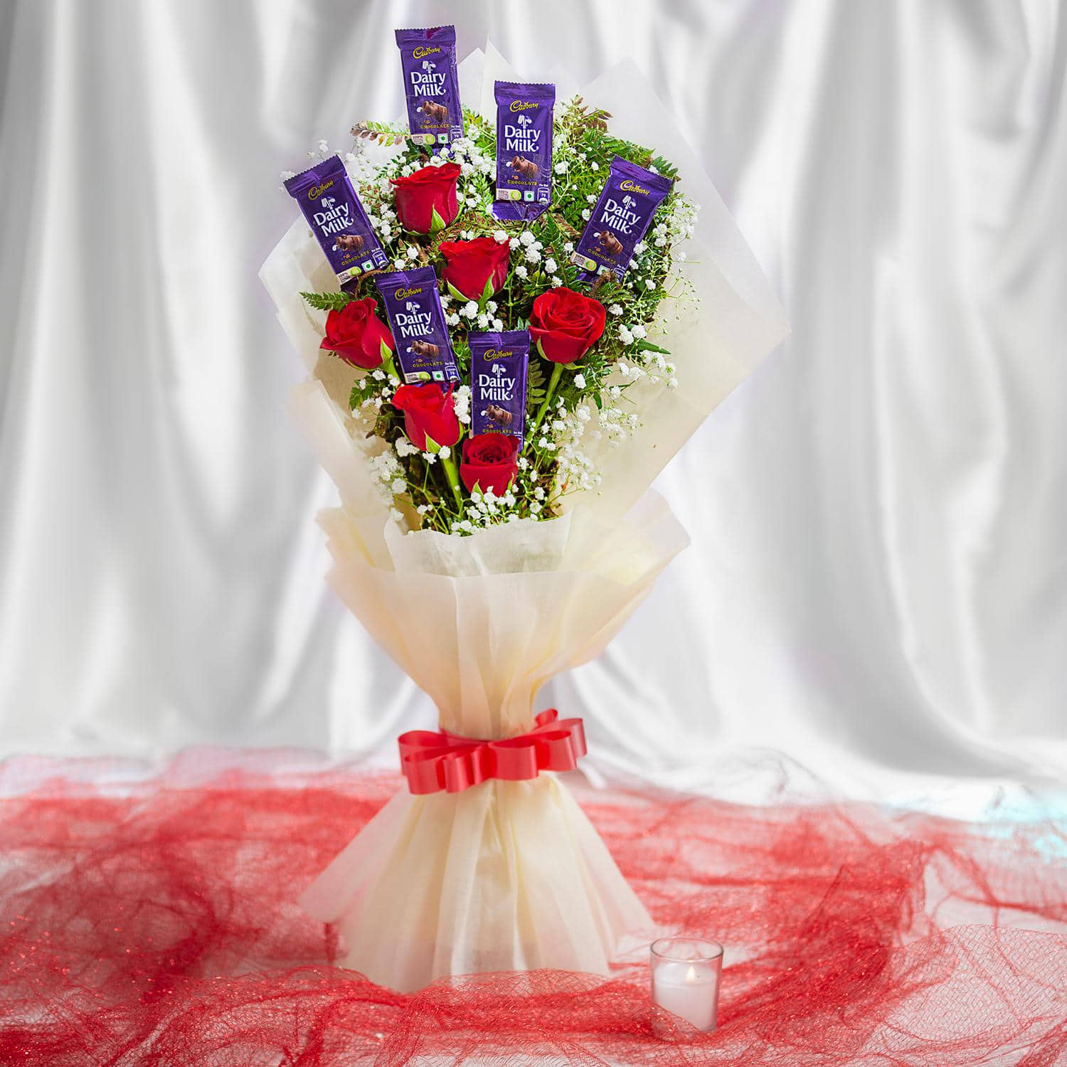 Love Affair Of Roses And Chocolates Bouquet |