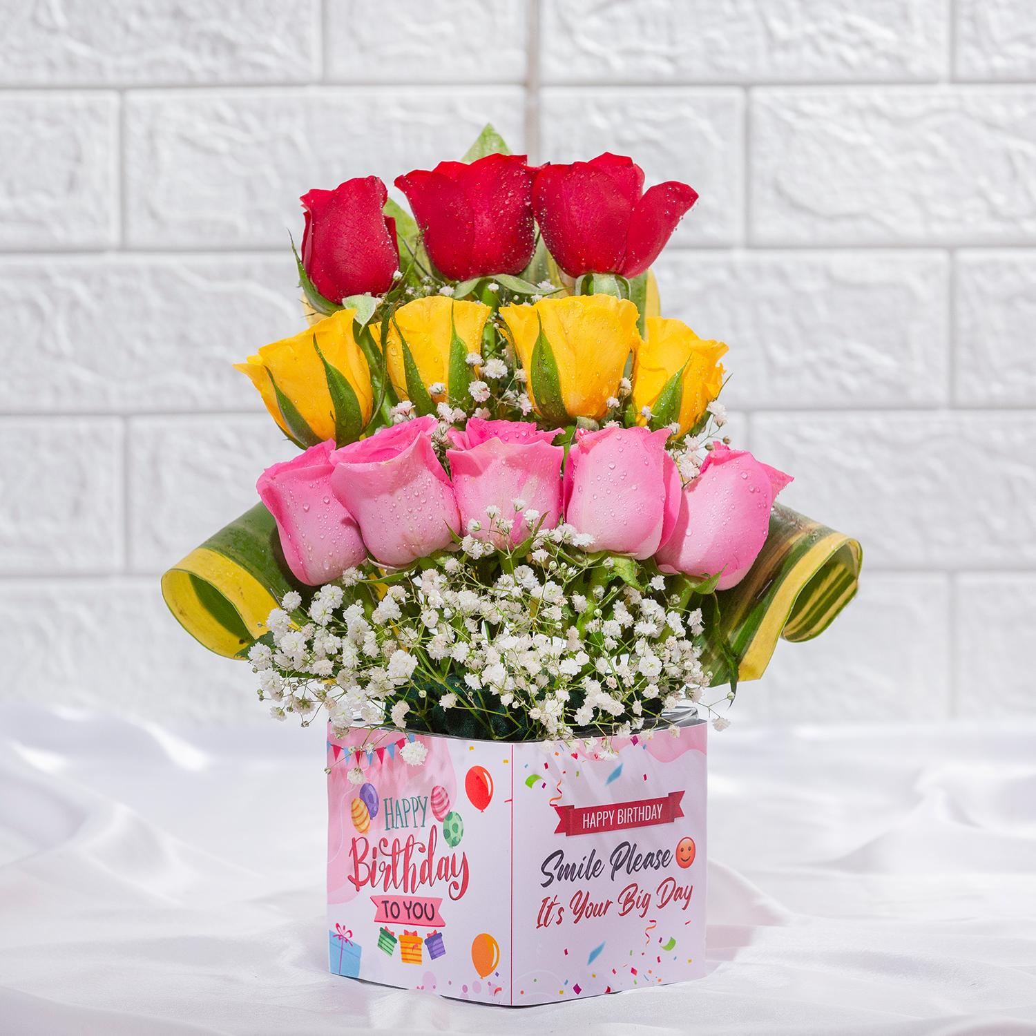 Exquisite Mix Roses Arrangement |