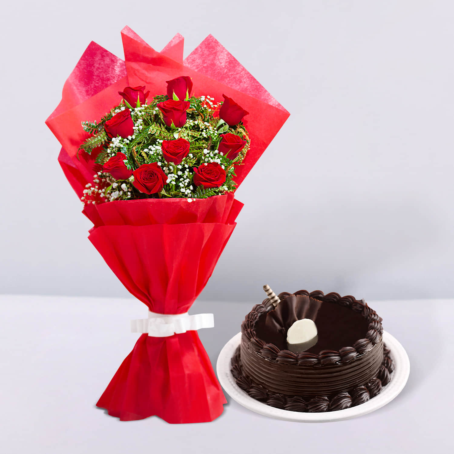 Buy/Send Rosey Choco Combo Online-  |