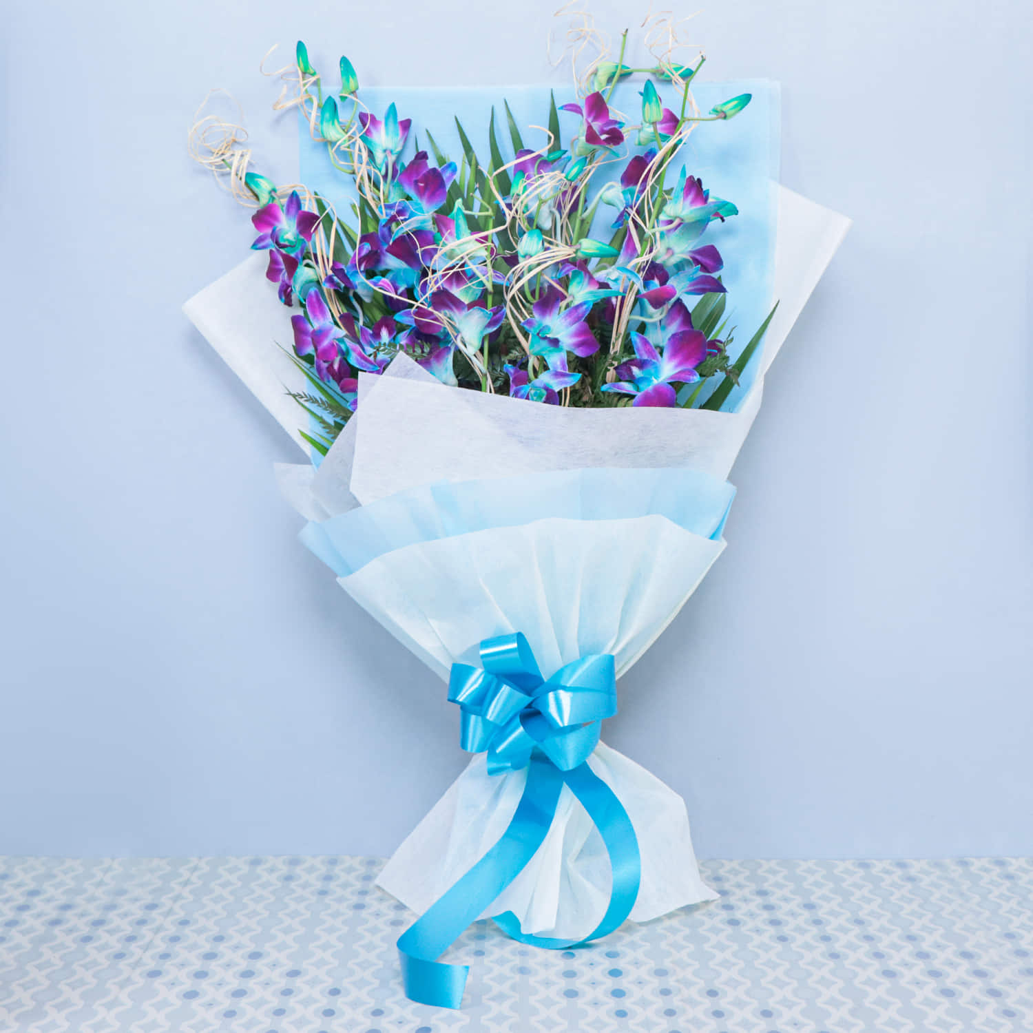 Vibrant Blue Orchids |