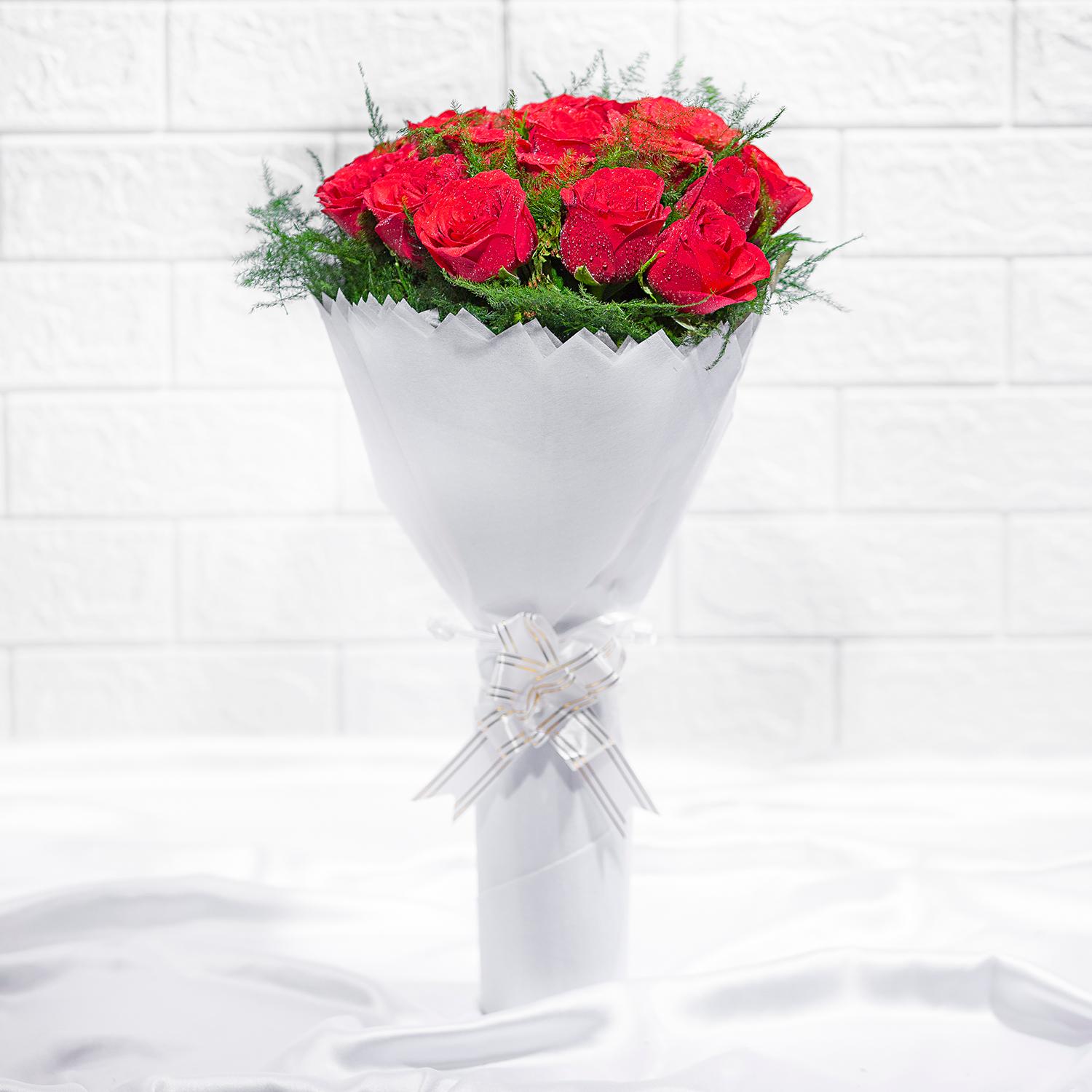 Heavenly Love Red Roses Bouquet |