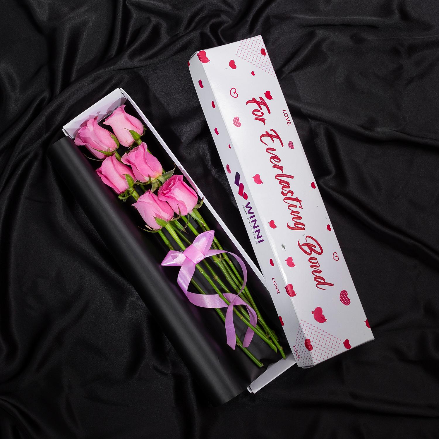 Mesmeric Pink Roses Box |