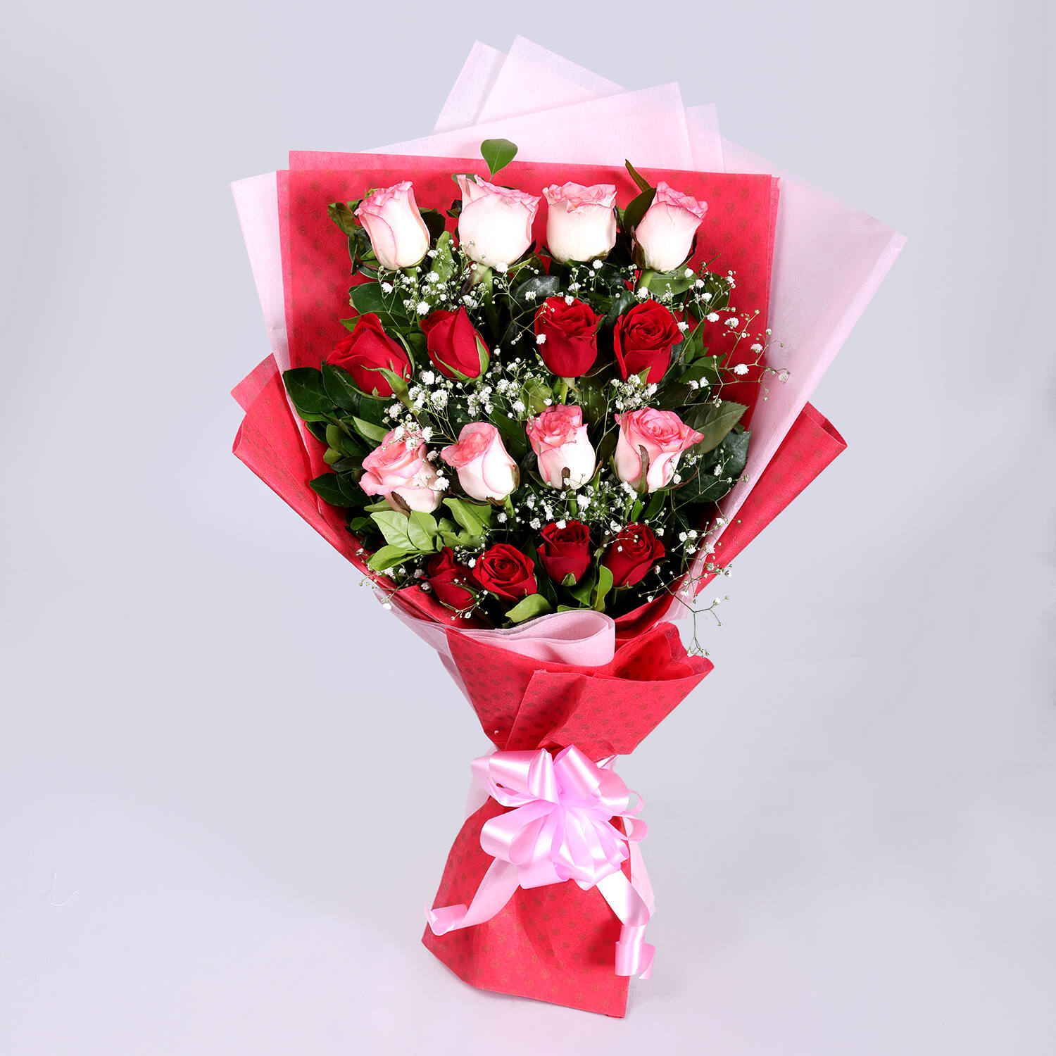 Layered Mix Roses Bouquet |