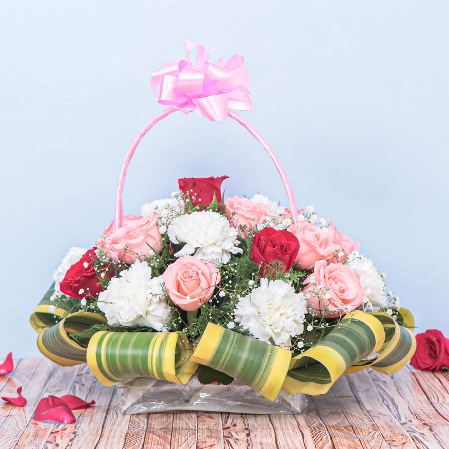 Love Basket Of Rose |