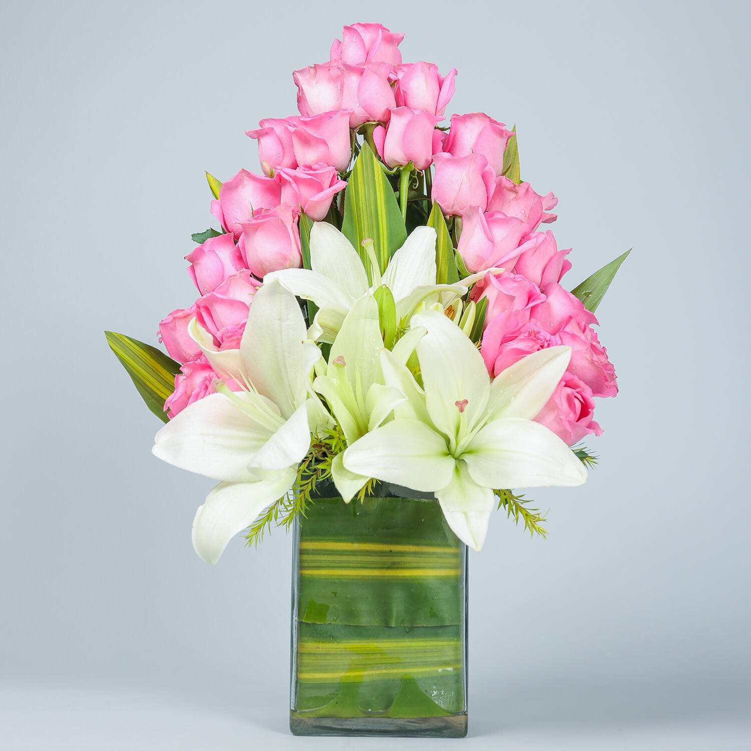 Roses And Lilies Arrangement |