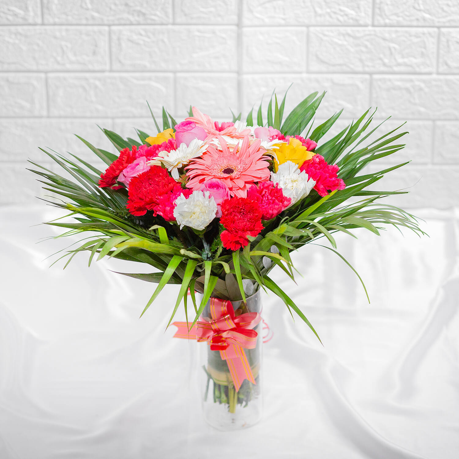 Blissful Mix Floral Vase Arrangement |