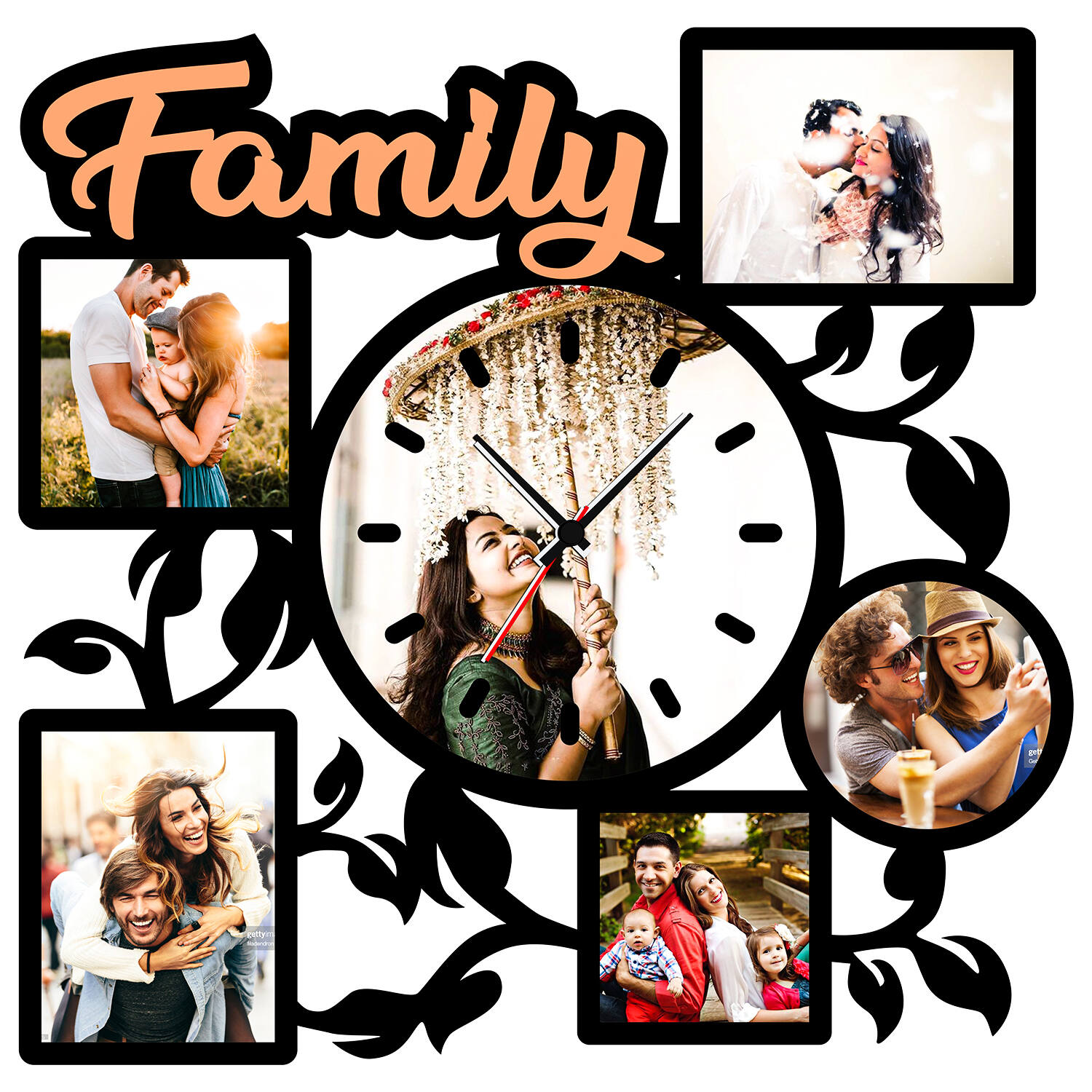 Decor Wall Clock For Mom |