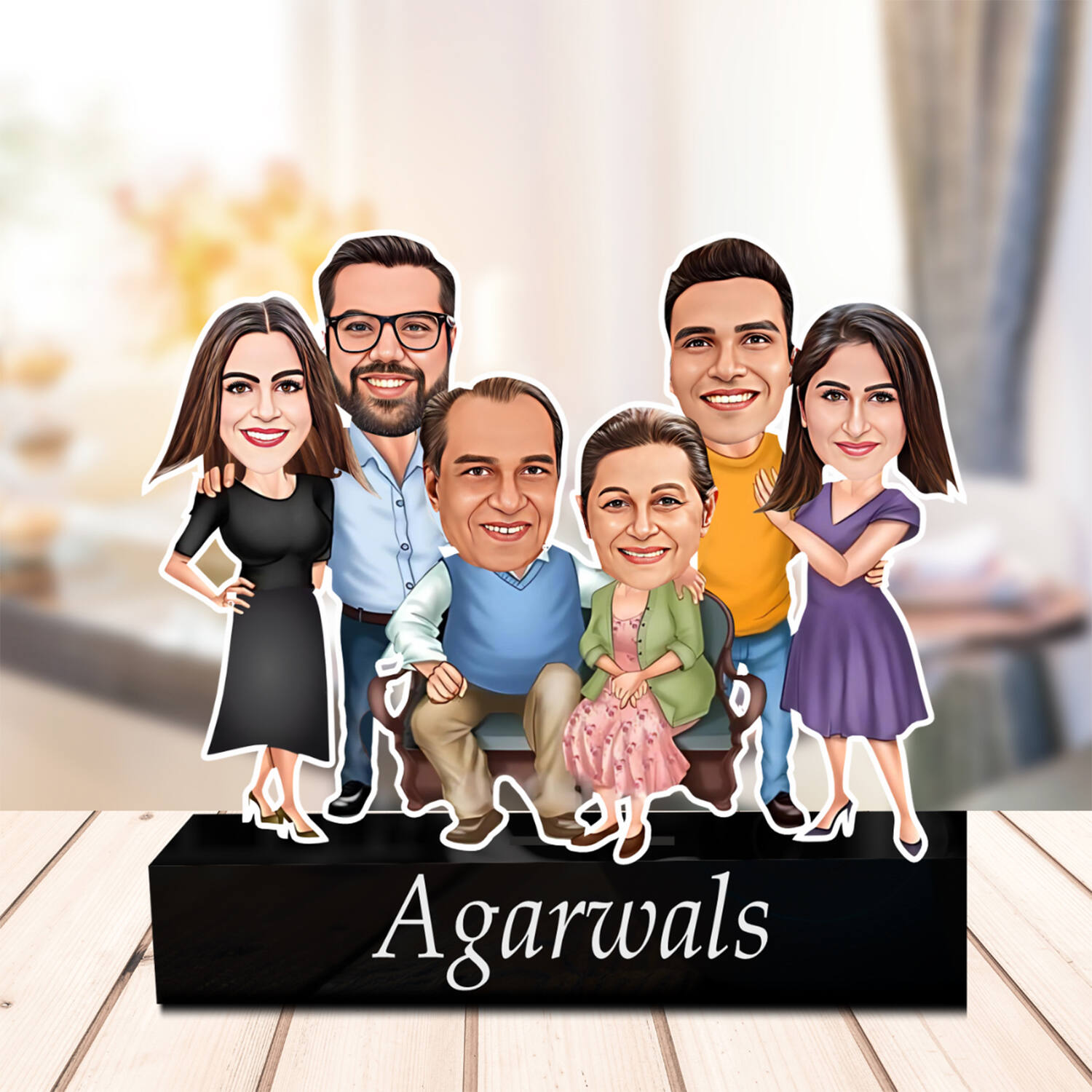 Personalised Surname Caricature |